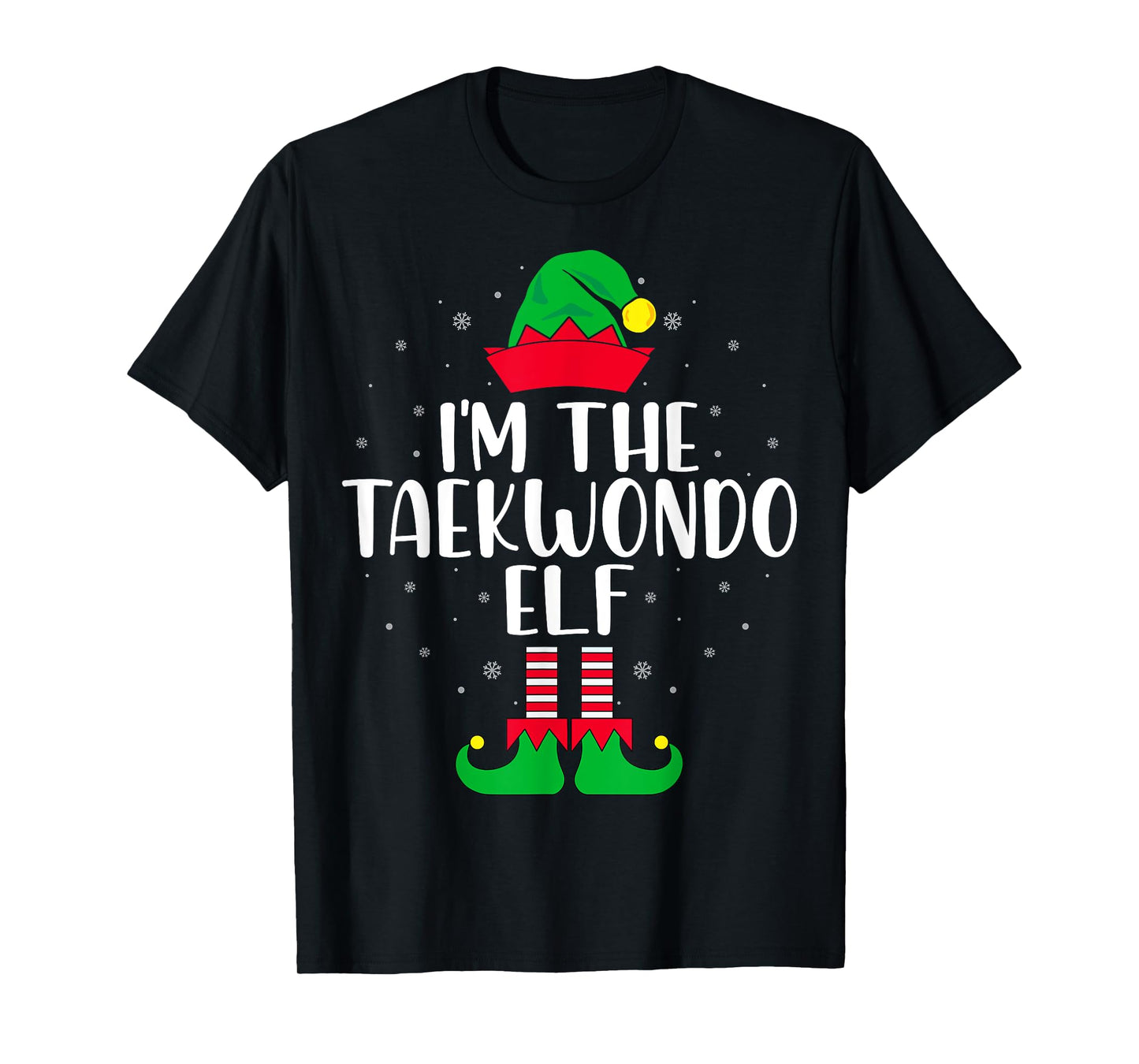 I'm The Taekwondo Elf - Martial Arts Taekwondo Lover Xmas T-Shirt