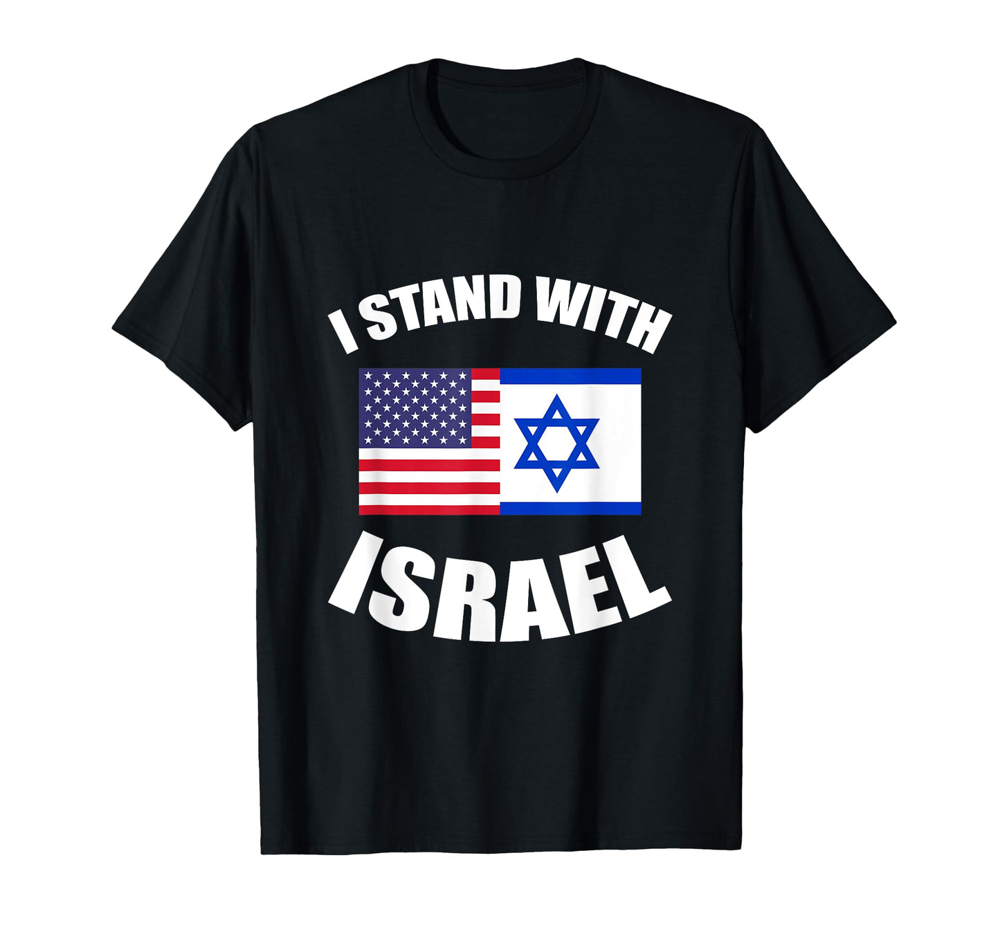 Israel Supporter American Flag Israeli Gift Israel T-Shirt