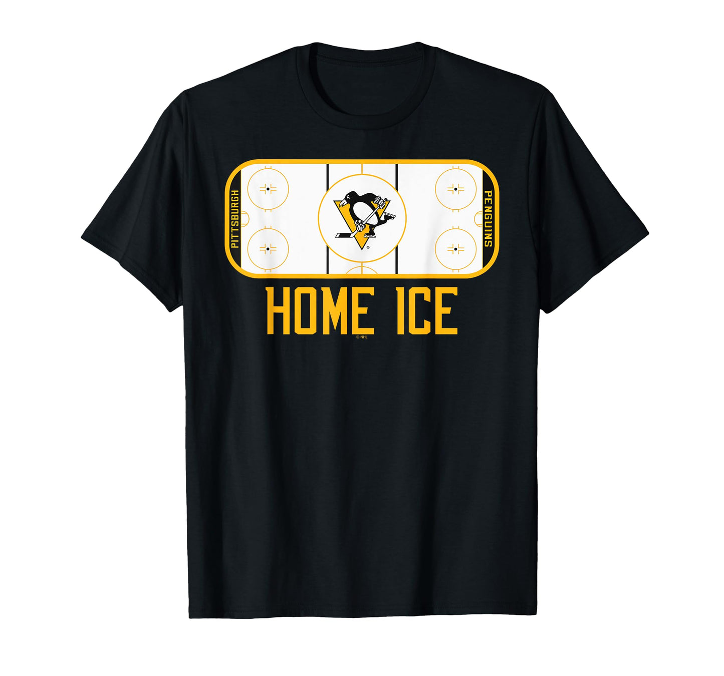 Pittsburgh Penguins Home Ice Dark Heather T-Shirt