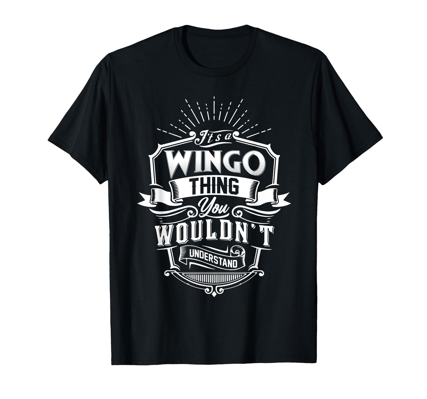 It's A WINGO Thing You Wouldn't Understand Name Vintage T-Shirt