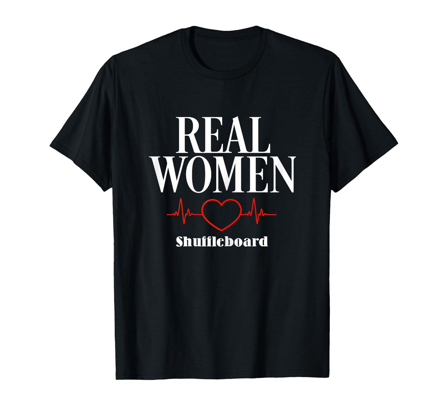Shuffleboard Hobby Graphic Themed Décor Womens T-Shirt