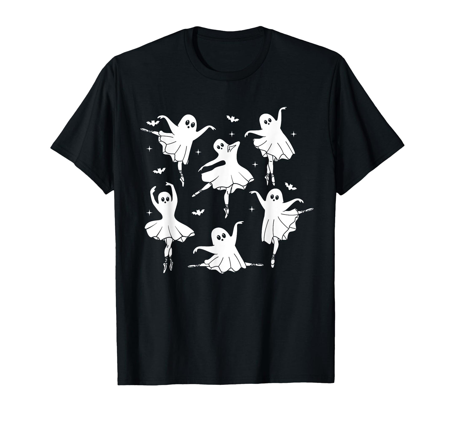 Funny Halloween Ghost Shirt For Dance Teacher Ballet Dancer T-Shirt