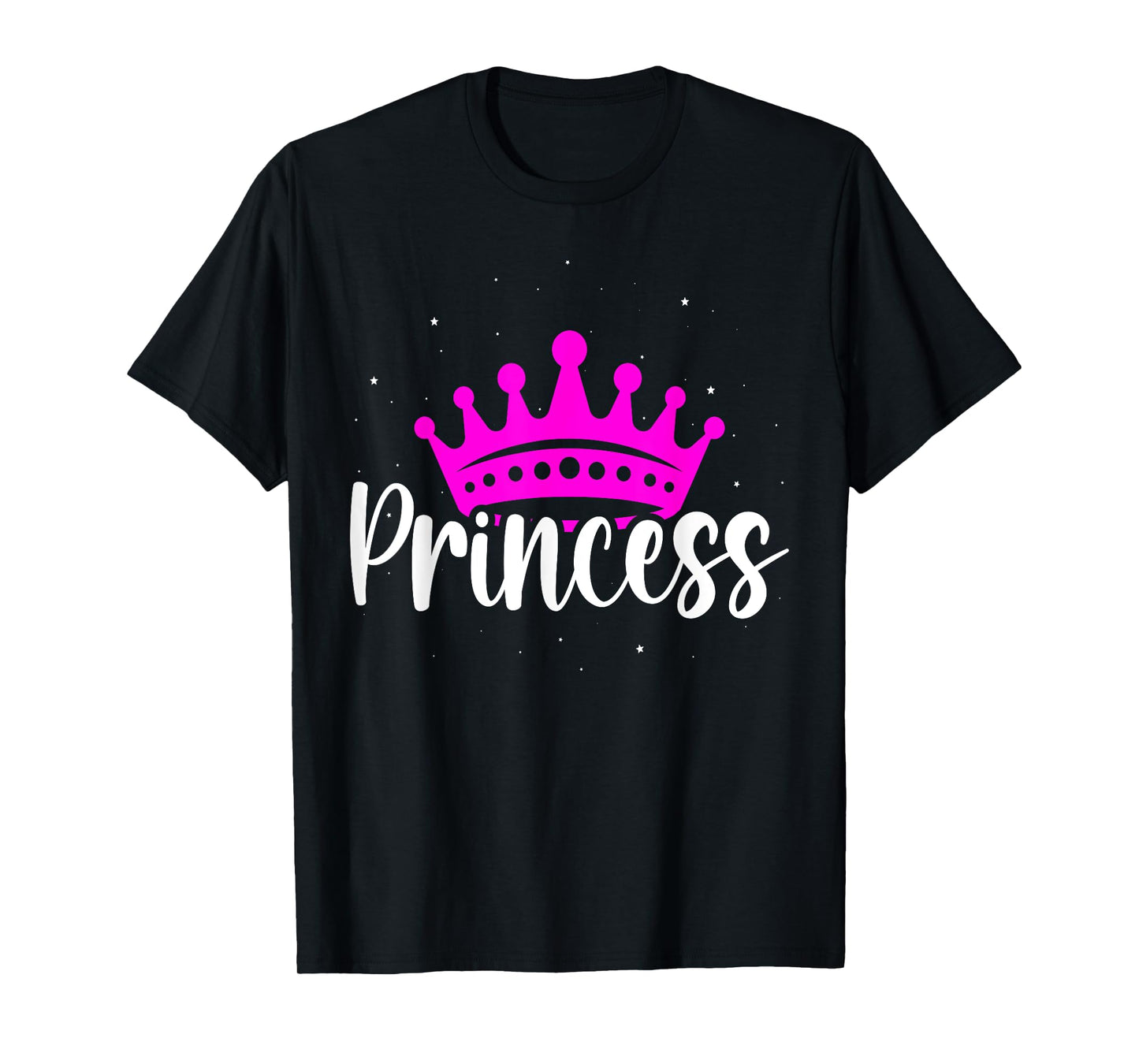 Princess Pink Crown Funny Princess matching Family Love T-Shirt