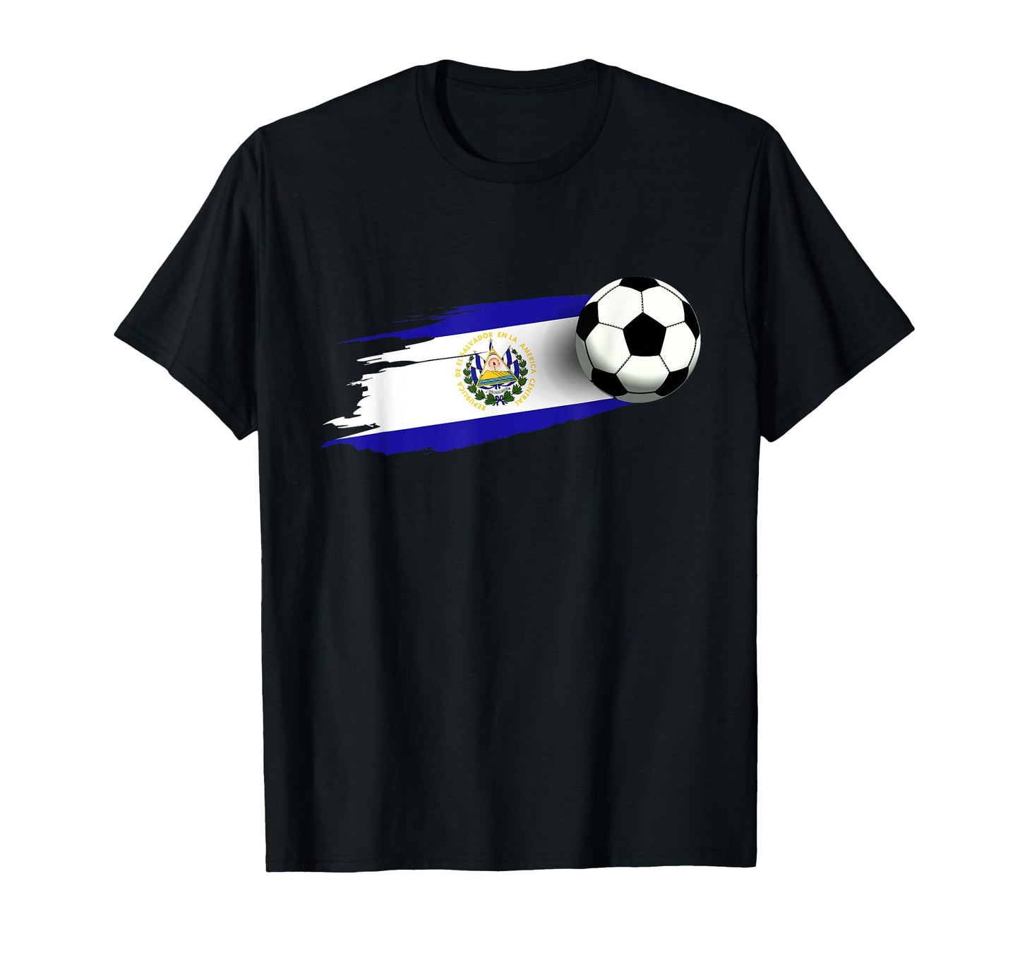 El Salvador Flag Jersey Salvadorean Soccer Team Salvadorean T-Shirt