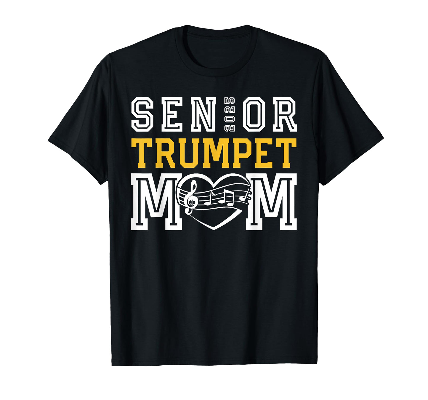 Senior Trumpet Mom 2025 Marching Band Class Of 2025 Trumpet T-Shirt