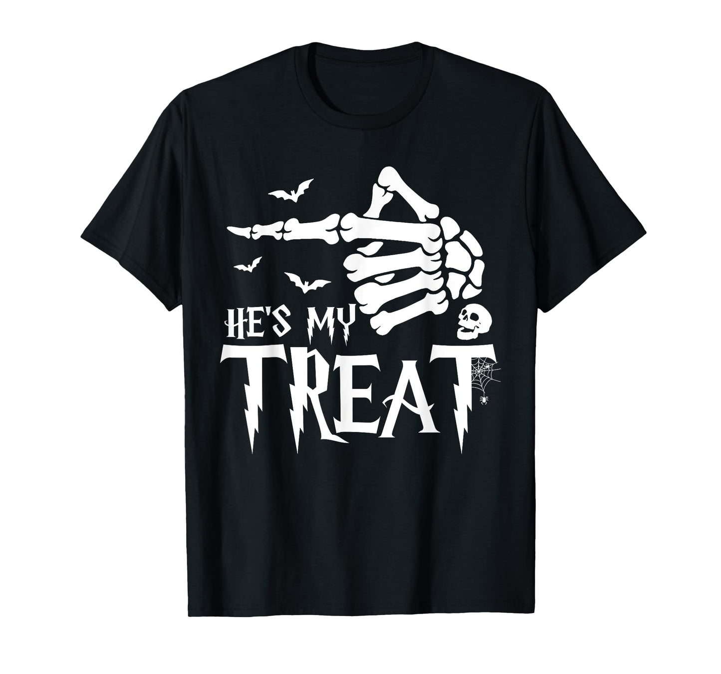 Funny Halloween Costume Couple Skeleton Matching Set Couples T-Shirt