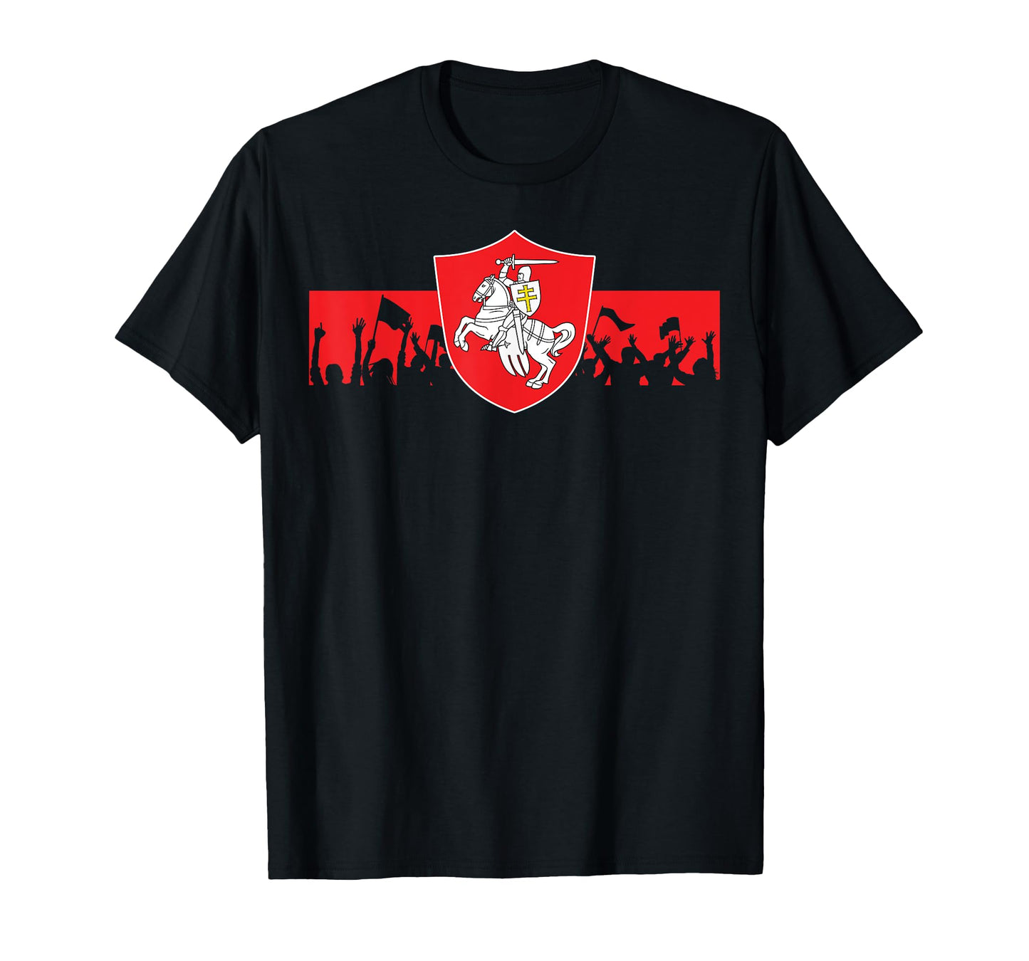 Belarus Pogonya White Red White Flag Protest Symbol T-Shirt
