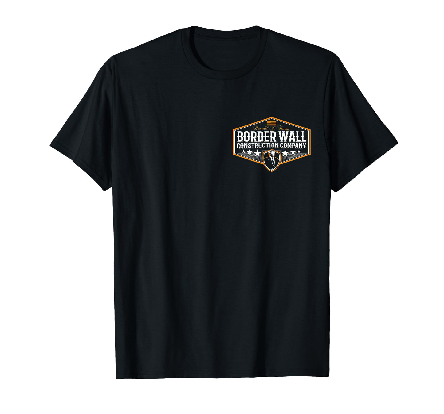 Awesome Build the Wall Trump Border Wall Construction Co T-Shirt