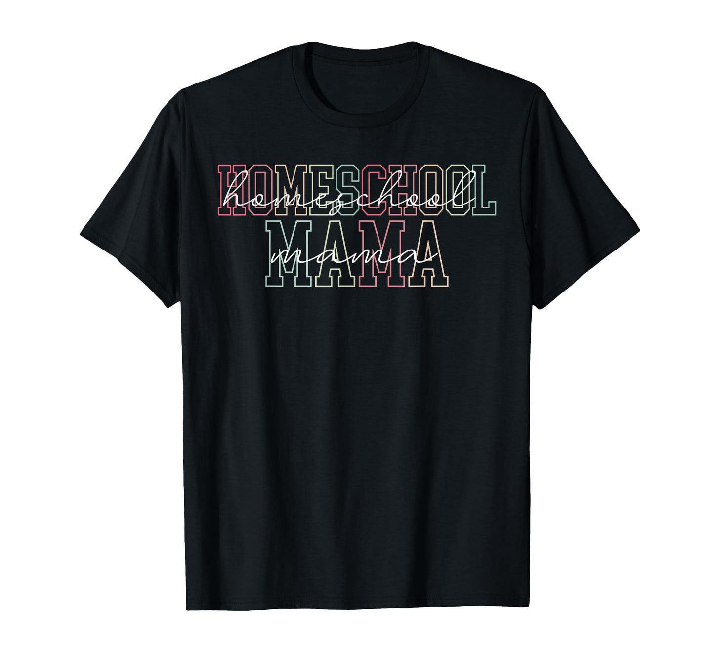 Retro Homeschool Mama Shirts, Homeschooler Mom Mother's Day T-Shirt