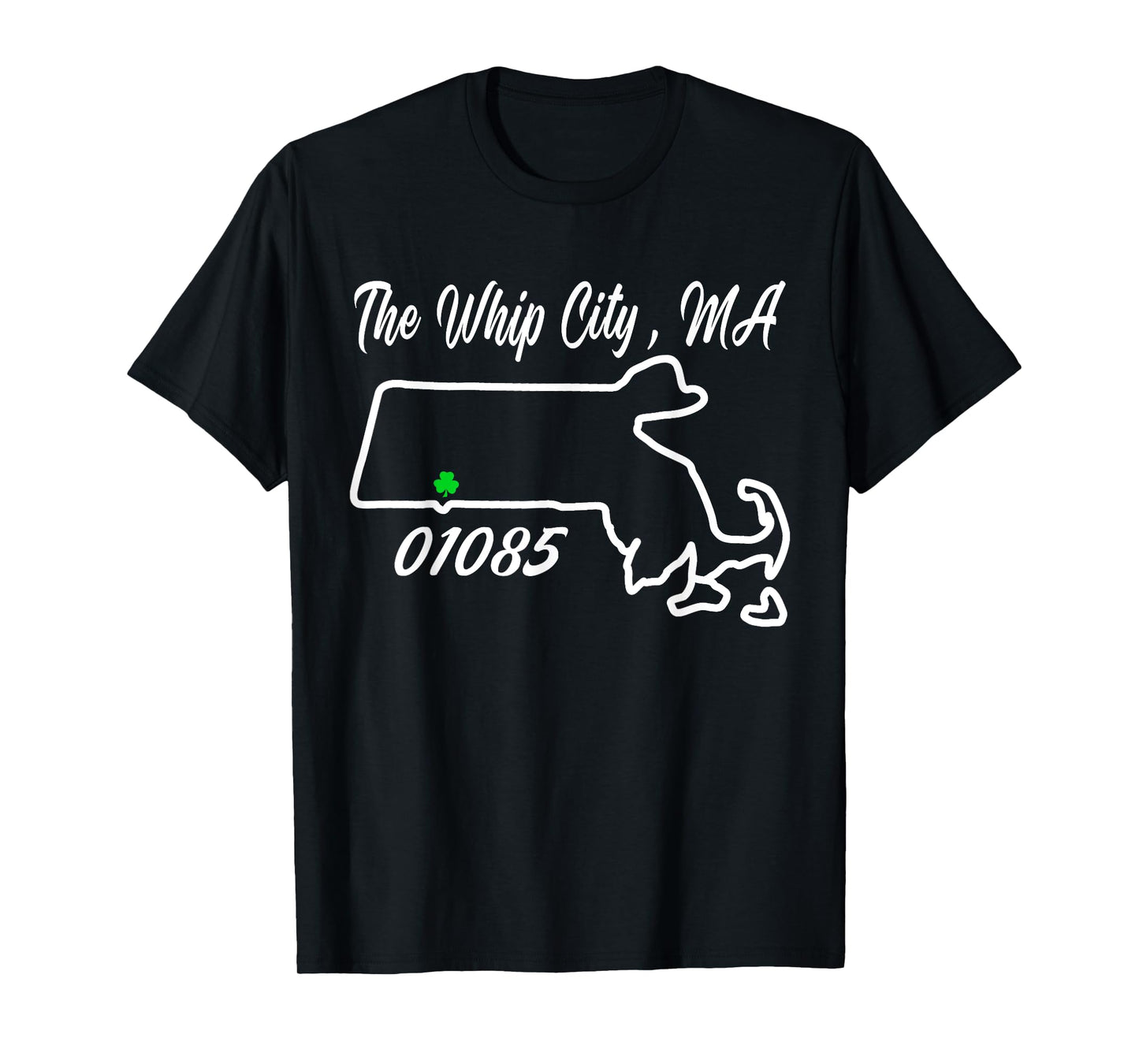 The Whip City, MA 01085 Cool State Pride T-Shirt