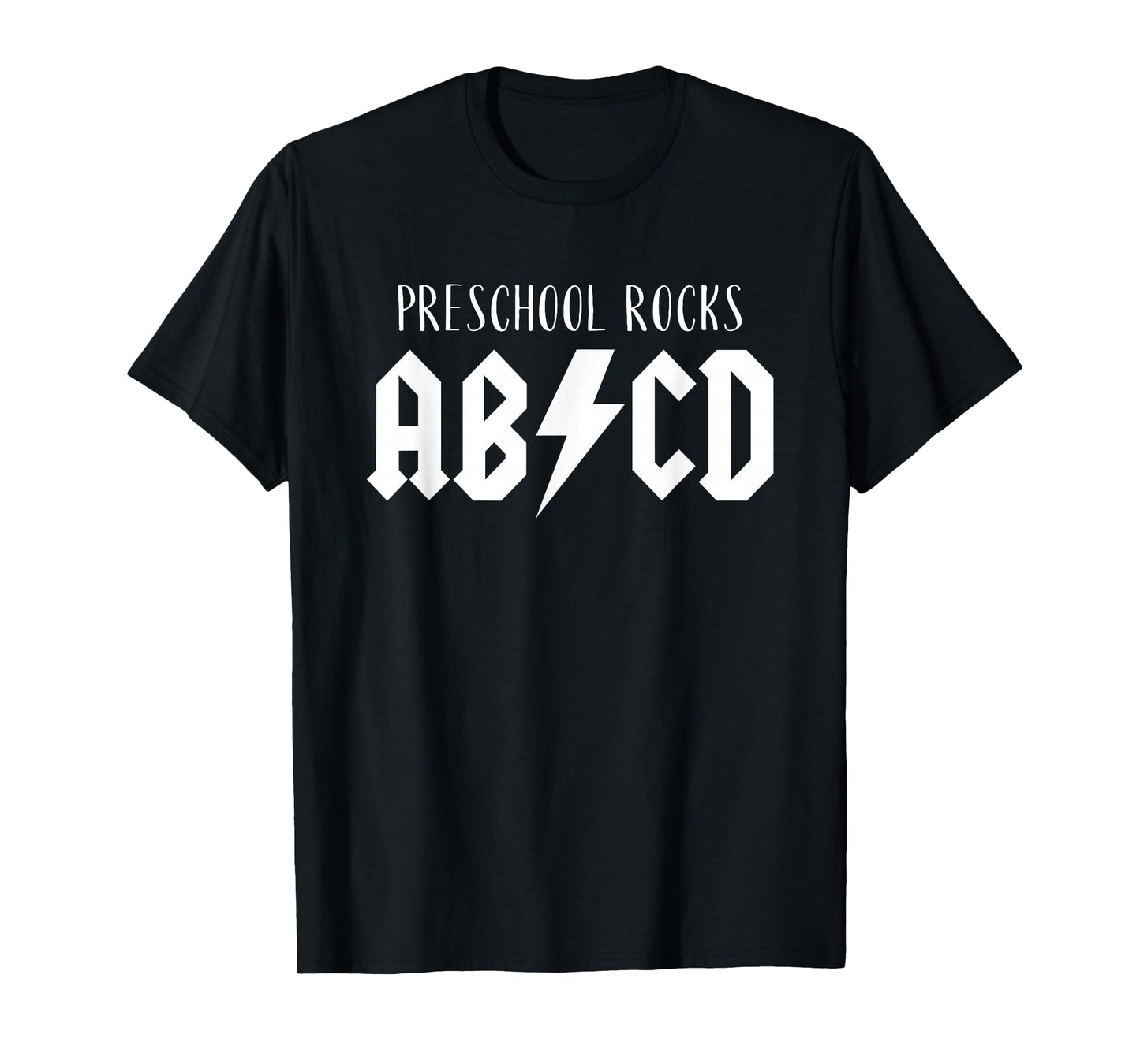 Preschool Rocks Teacher Back to School ABCD Rock First Day T-Shirt