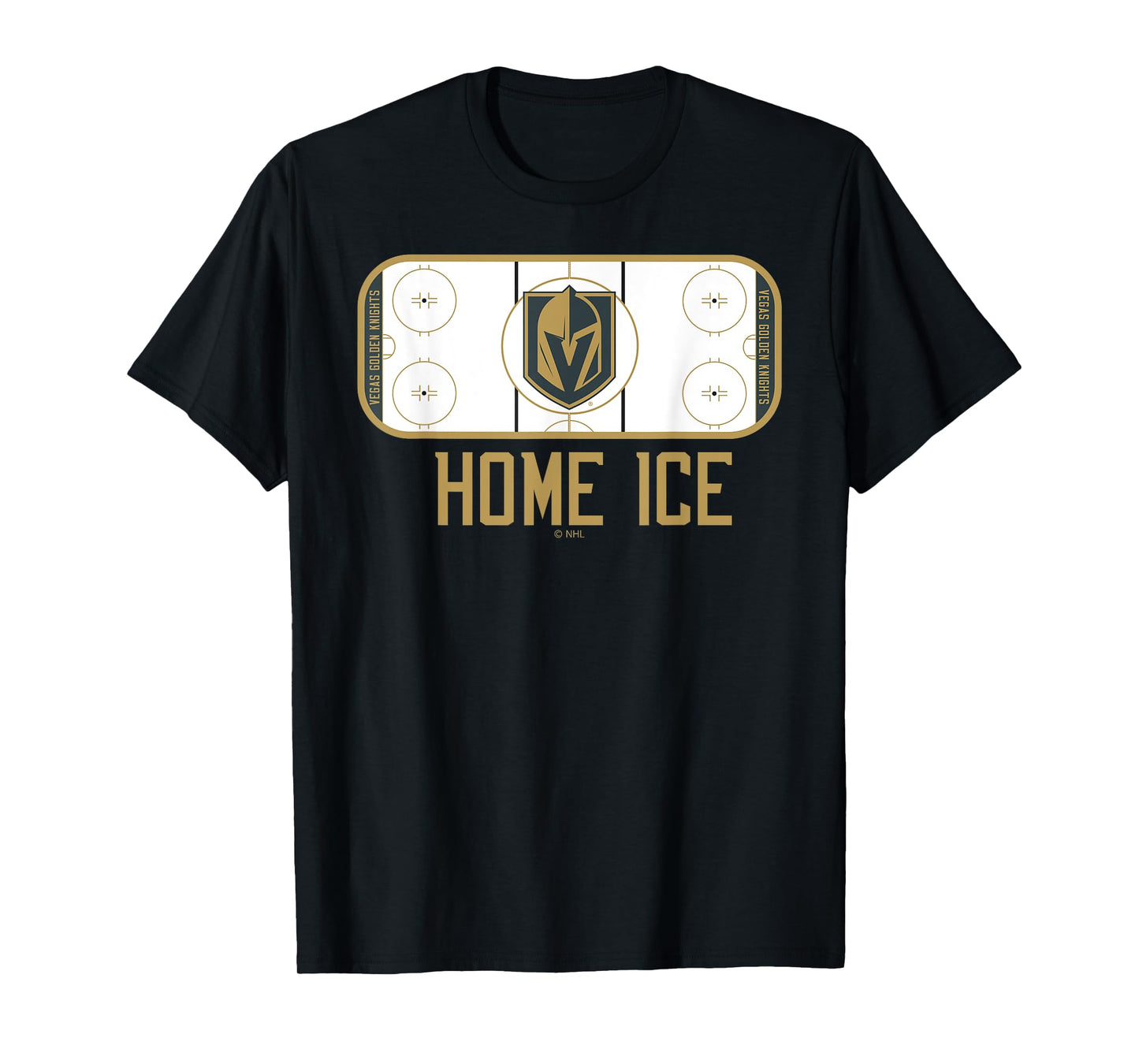 Vegas Golden Knights Home Ice Black Officially Licensed T-Shirt