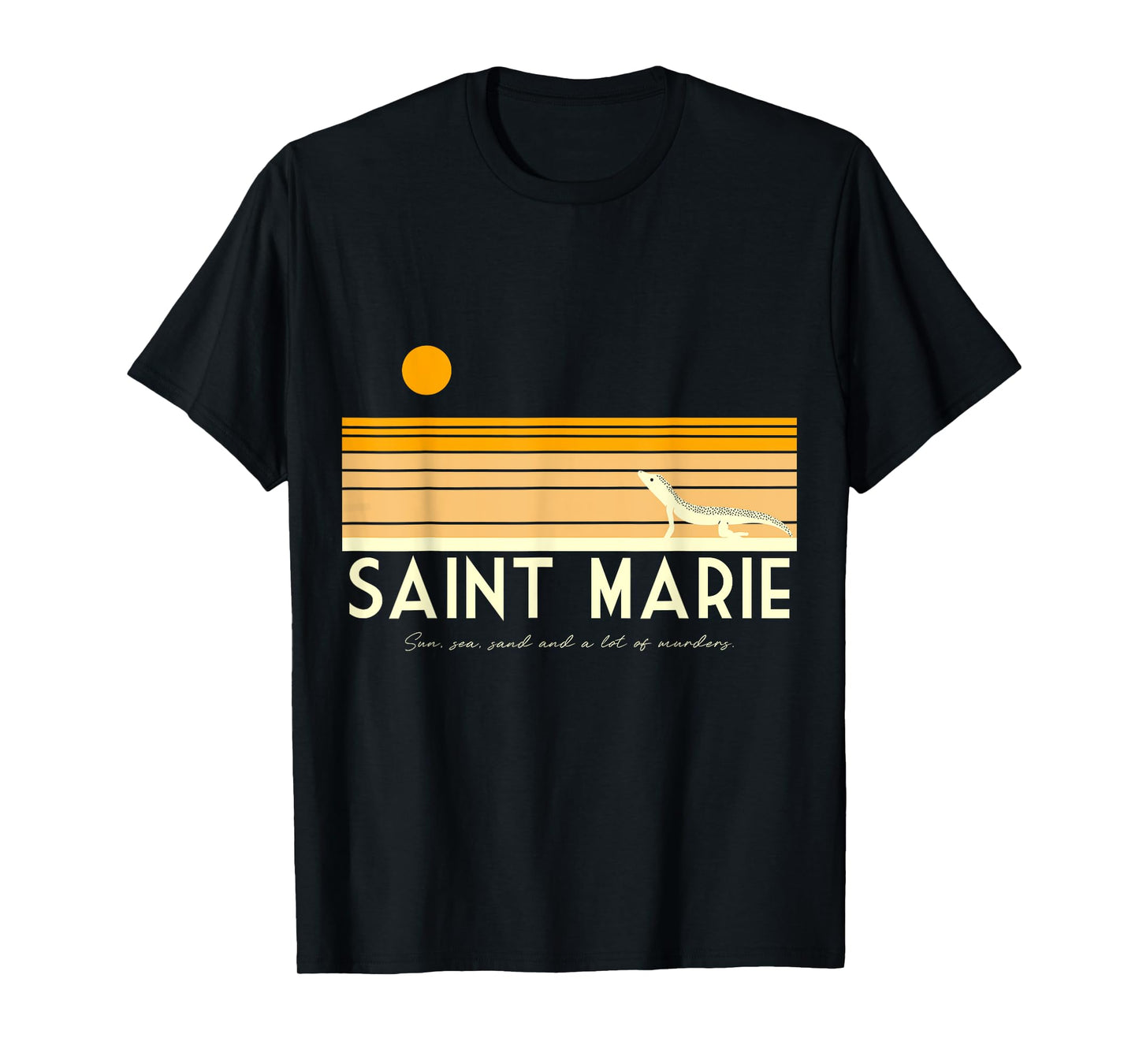 Visit Saint Marie. Tropical Island Detective Paradise T-Shirt