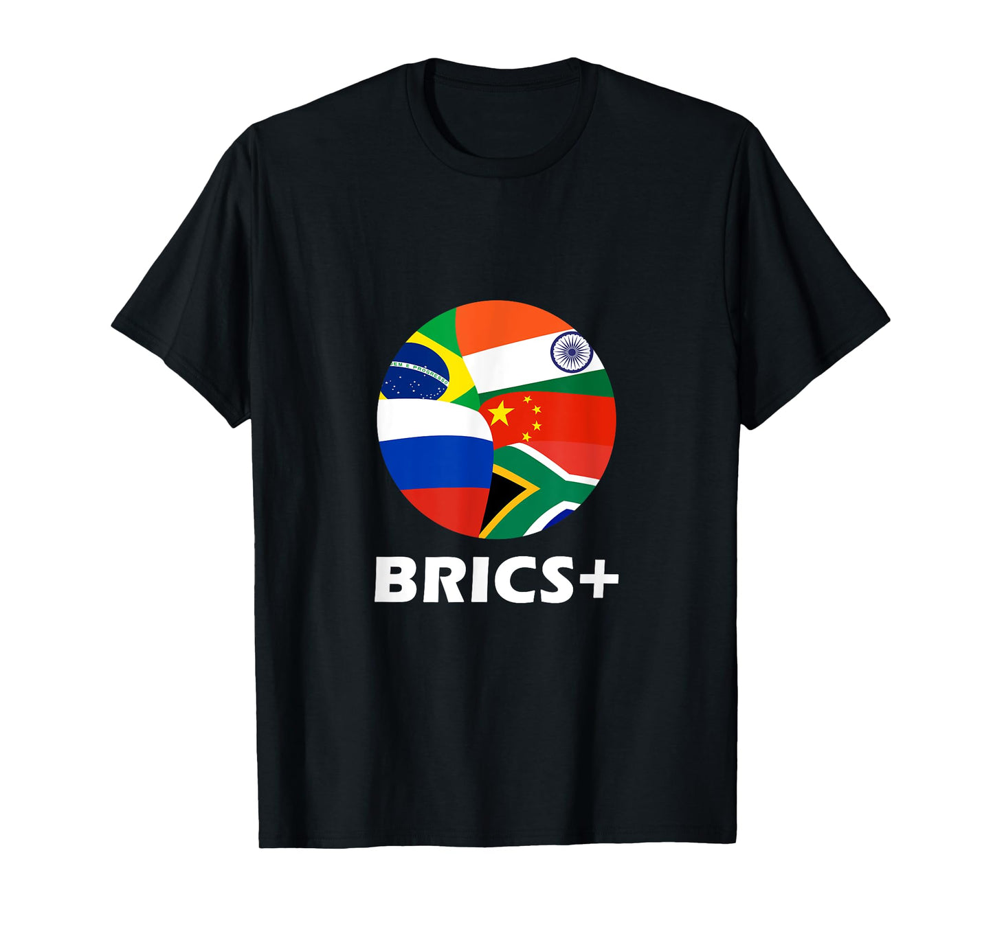 Brics+ State Nations Flags Association Geopolitics Countries T-Shirt