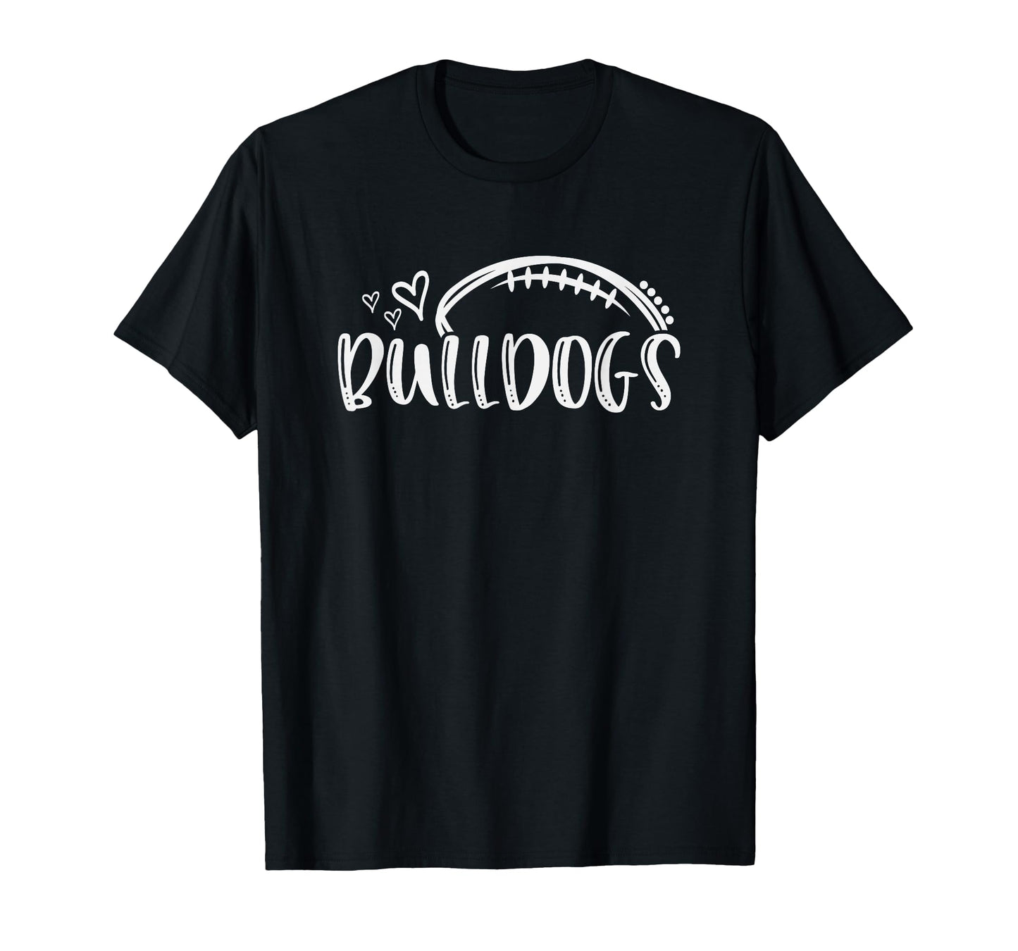 Football Bulldogs School Sports Fan Team Spirit T-Shirt