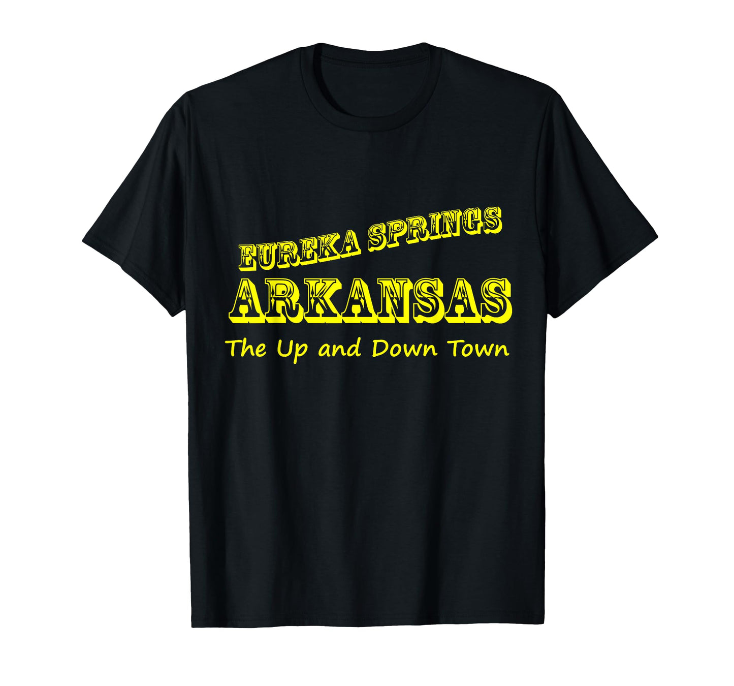 Eureka Springs Arkansas Up and Down Town Souvenir T-Shirt