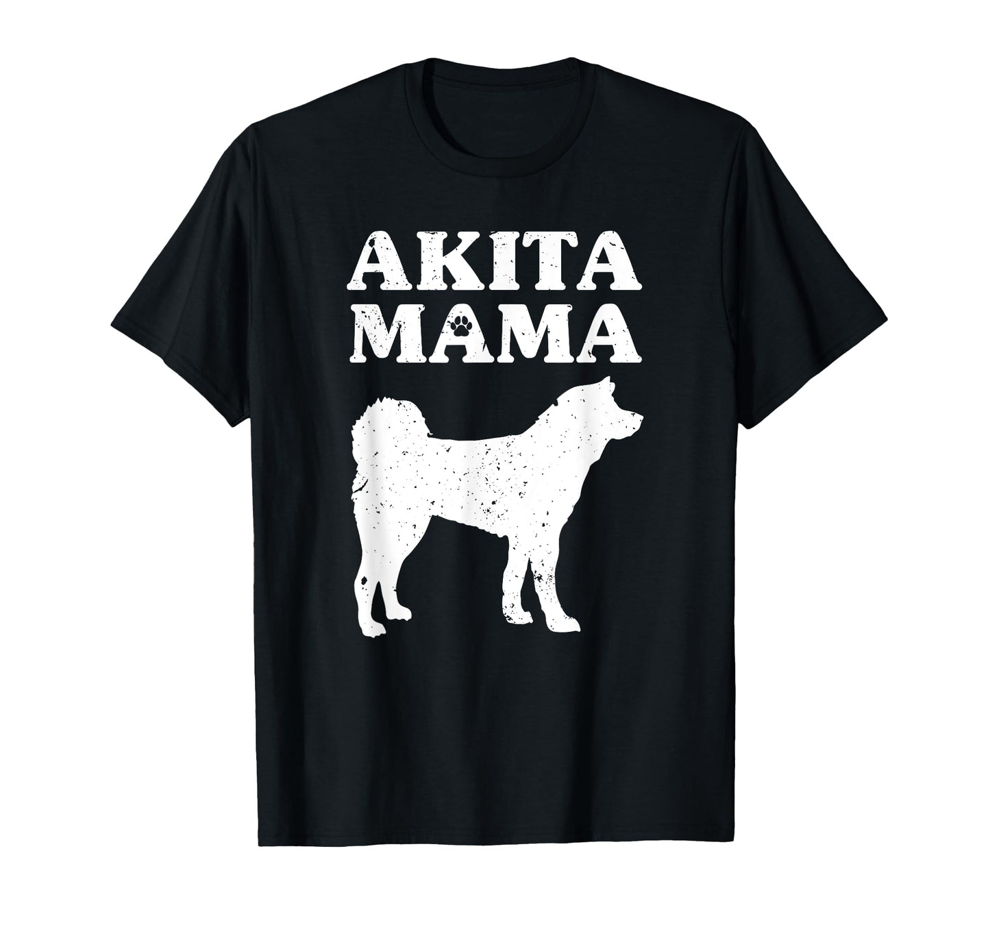 Funny Akita Inu Design Women Mothers Akita Lover Pet Dog Mom T-Shirt