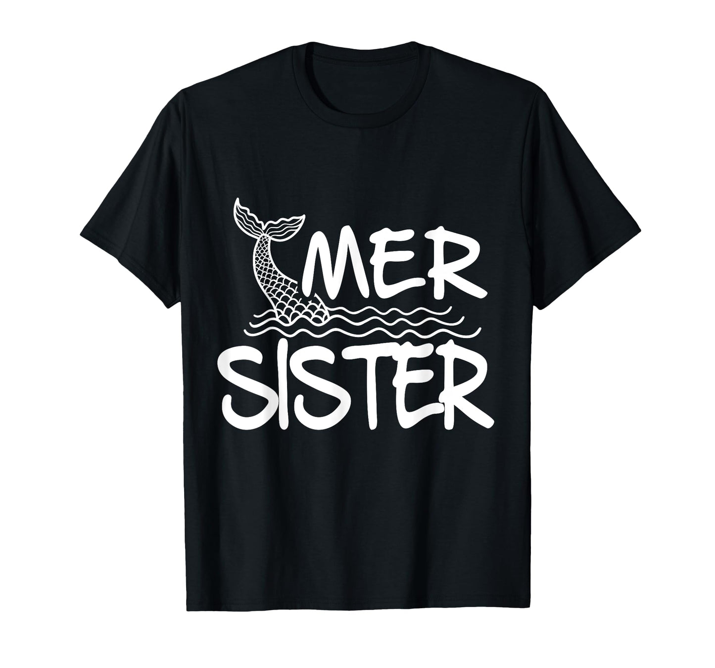 Mer Sister Mermaid Matching Family T-Shirt