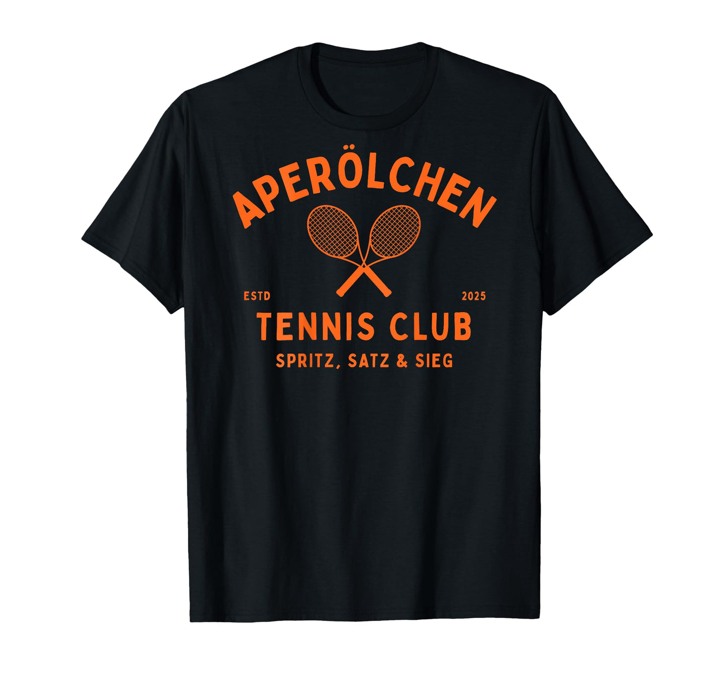 Aperölchen Tennis Club Spray Set Victory Aperoli Backprint T-Shirt