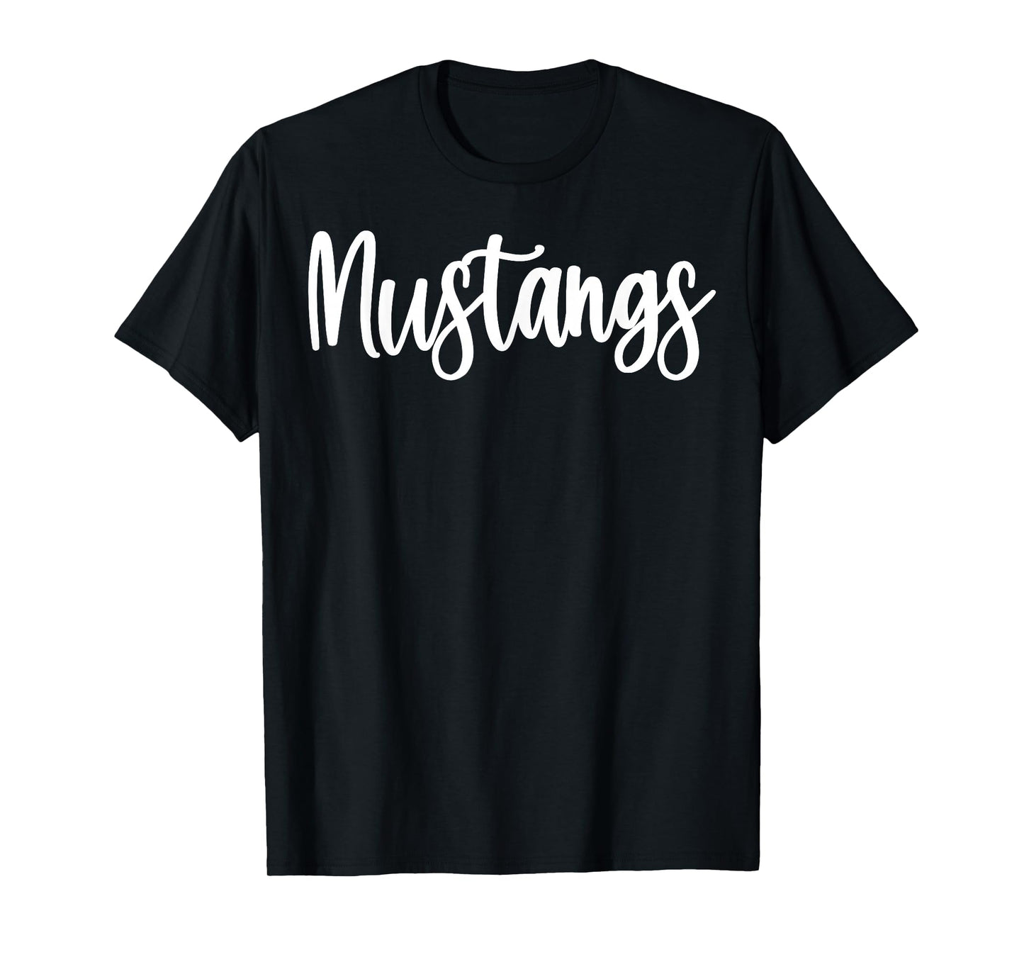 Mustangs School Spirit Team Mascot Game Night T-Shirt