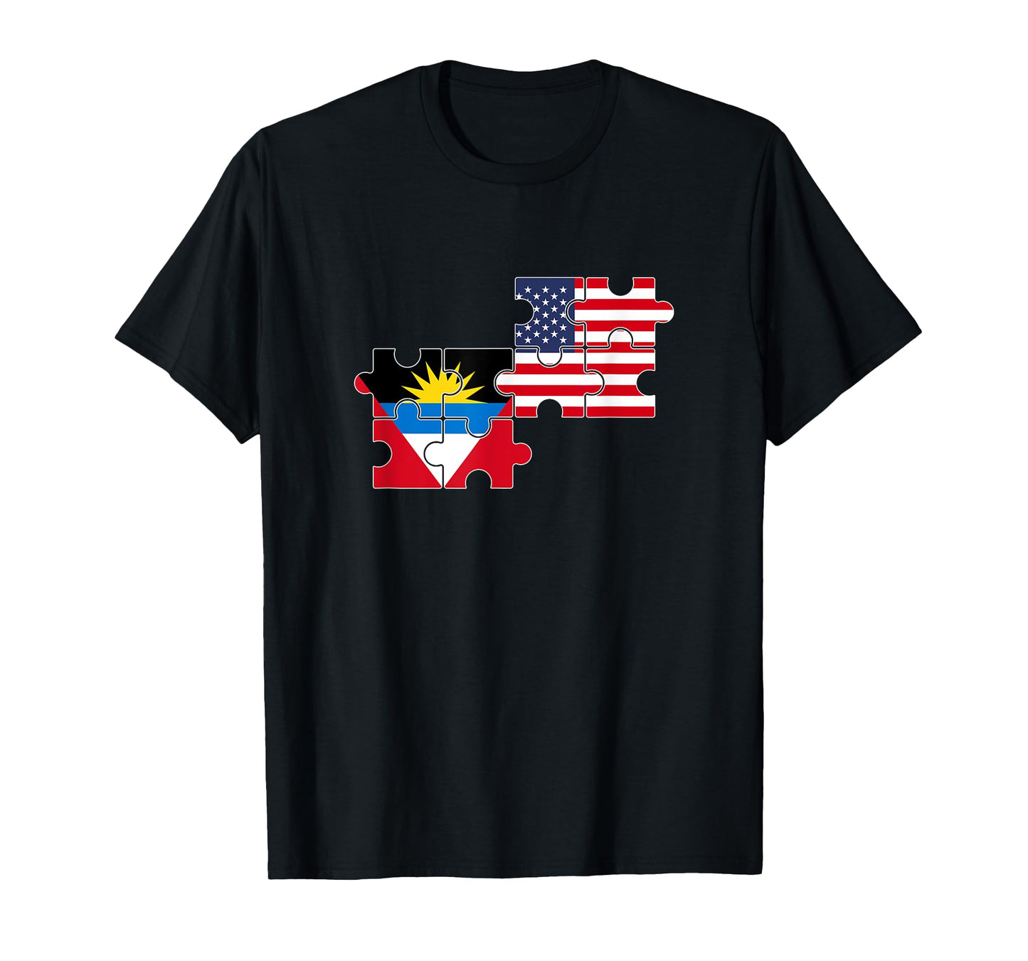 Antigua and Barbuda USA Flag American Antiguan T-Shirt