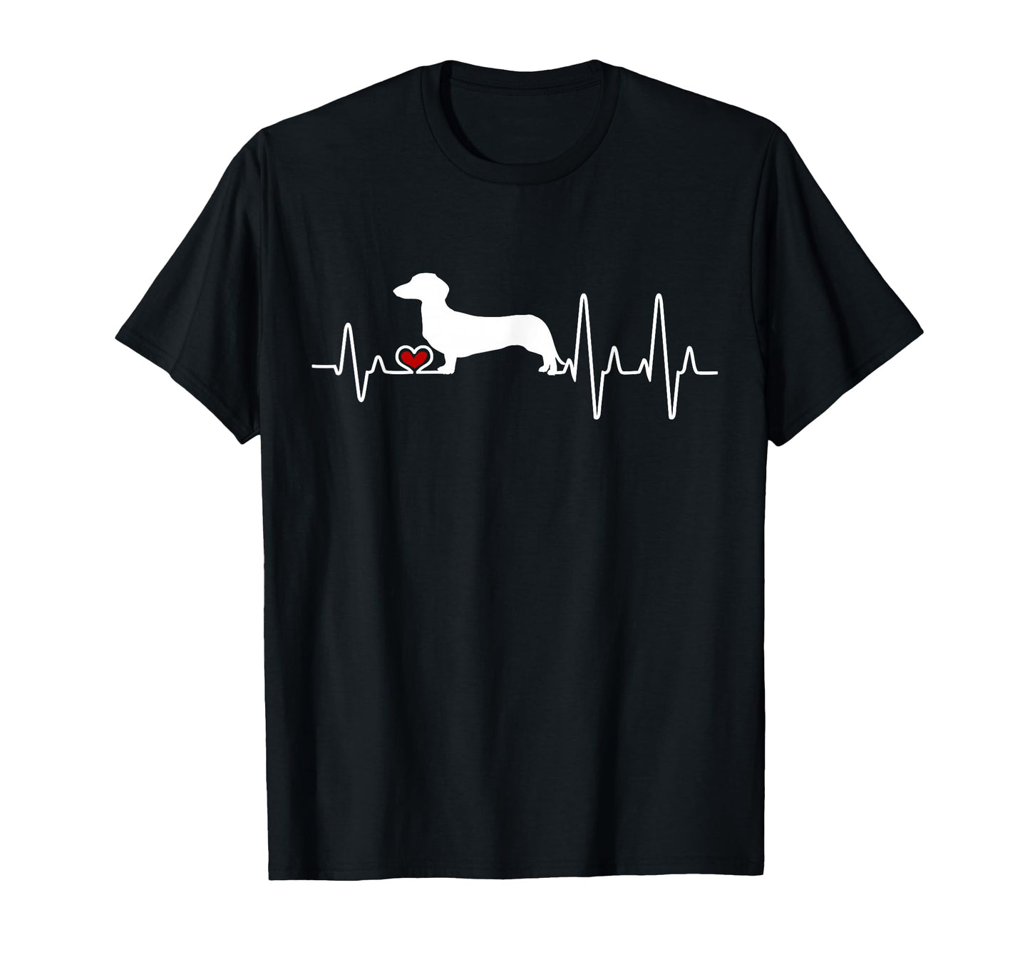 Dachshund Dog Heartbeat Pulse T-Shirt T-Shirt