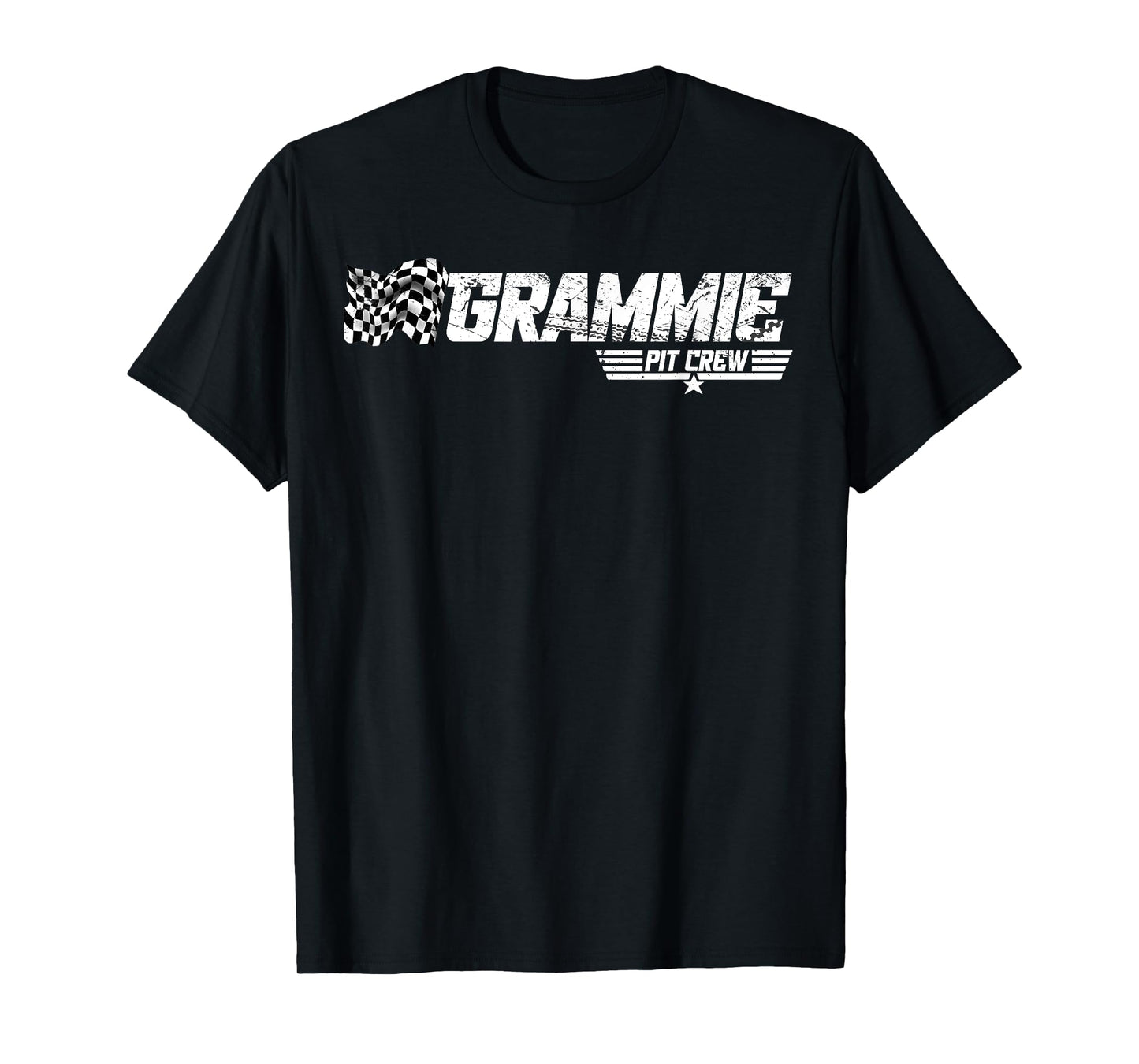 Grammie Pit Crew Race Car Birthday Family Racing T-Shirt