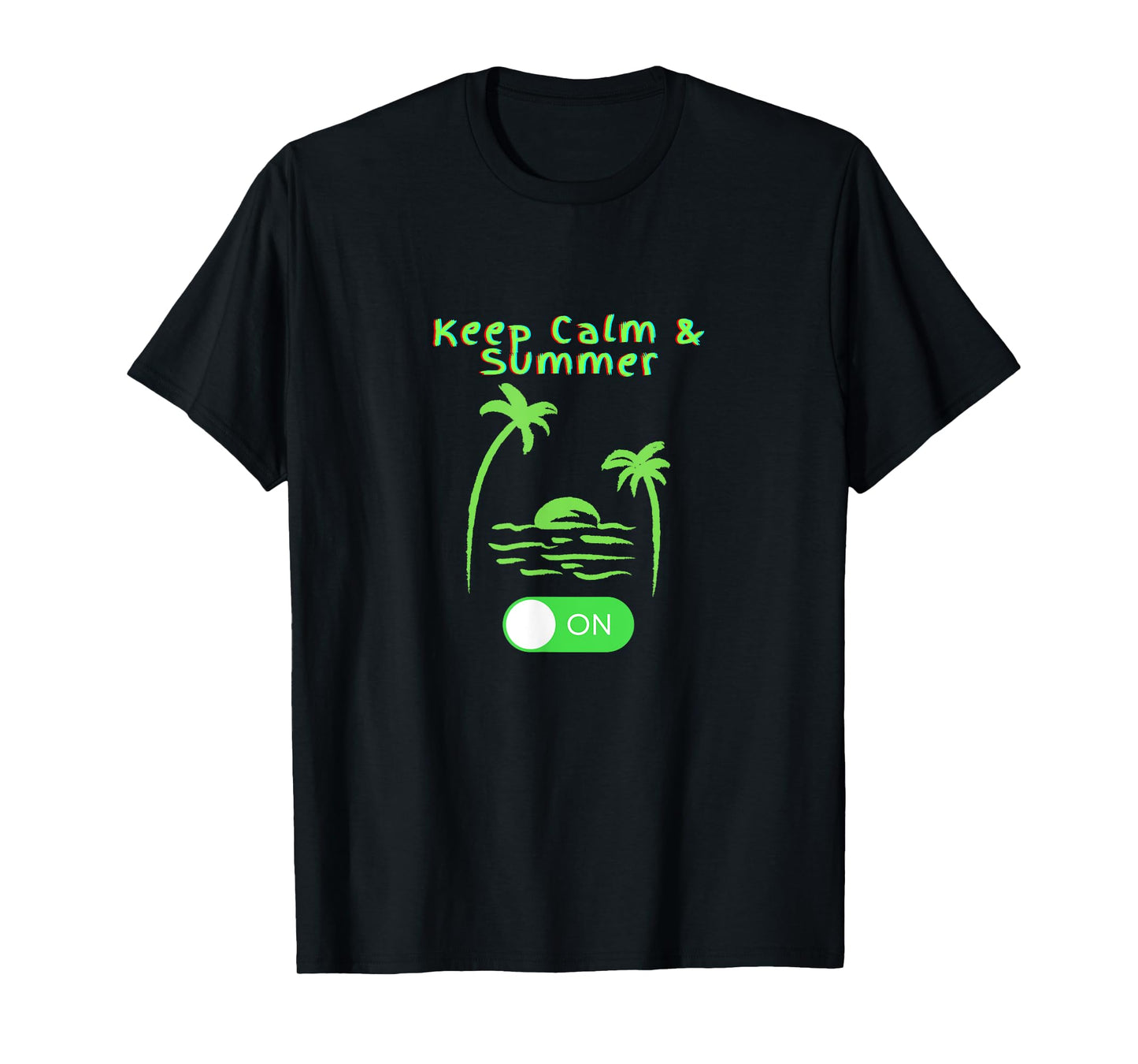 Keep Calm Summer on T-Shirt for Men Women Kids