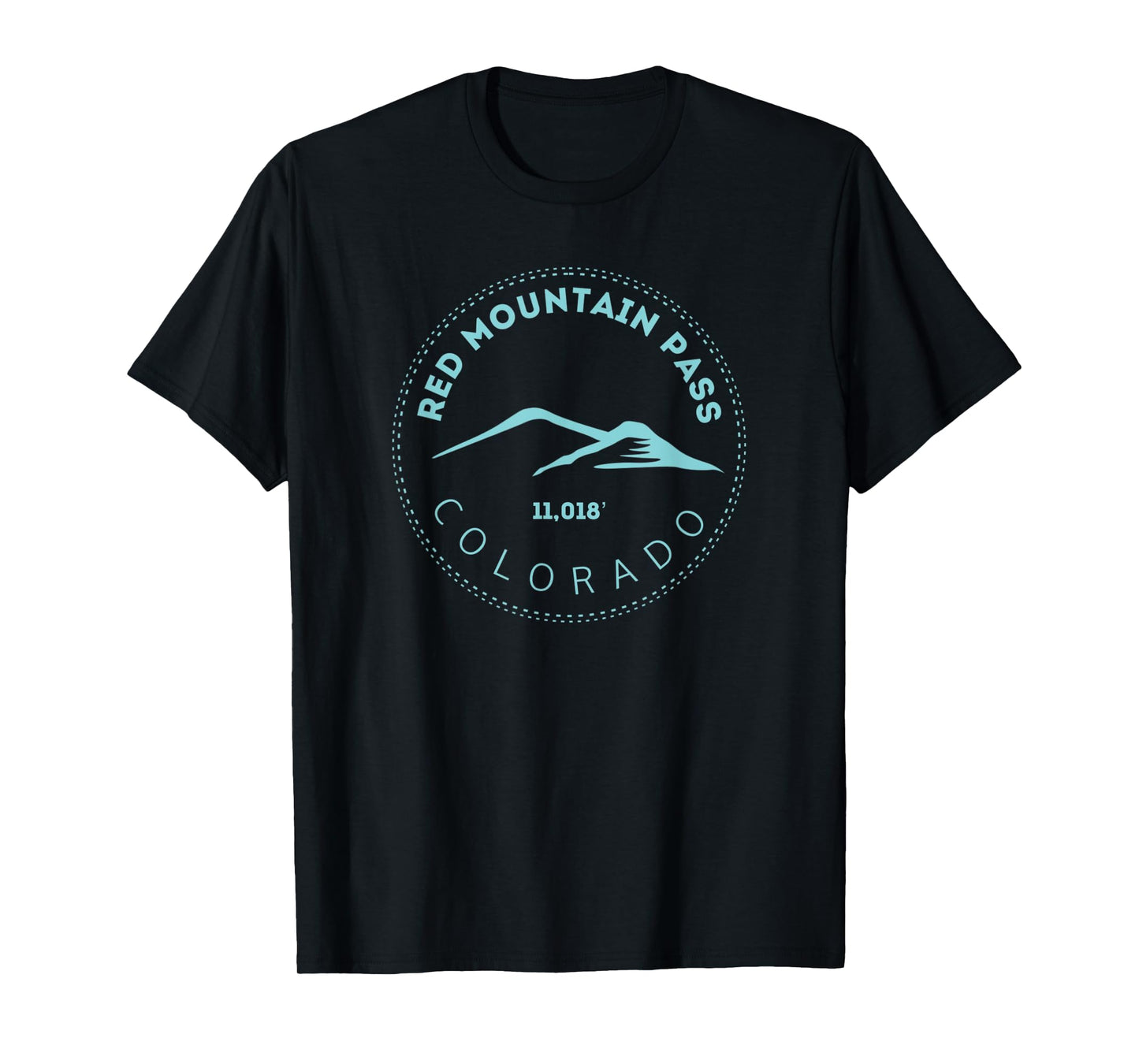 Red Mountain Pass Colorado - Elevated Mountain T-Shirt