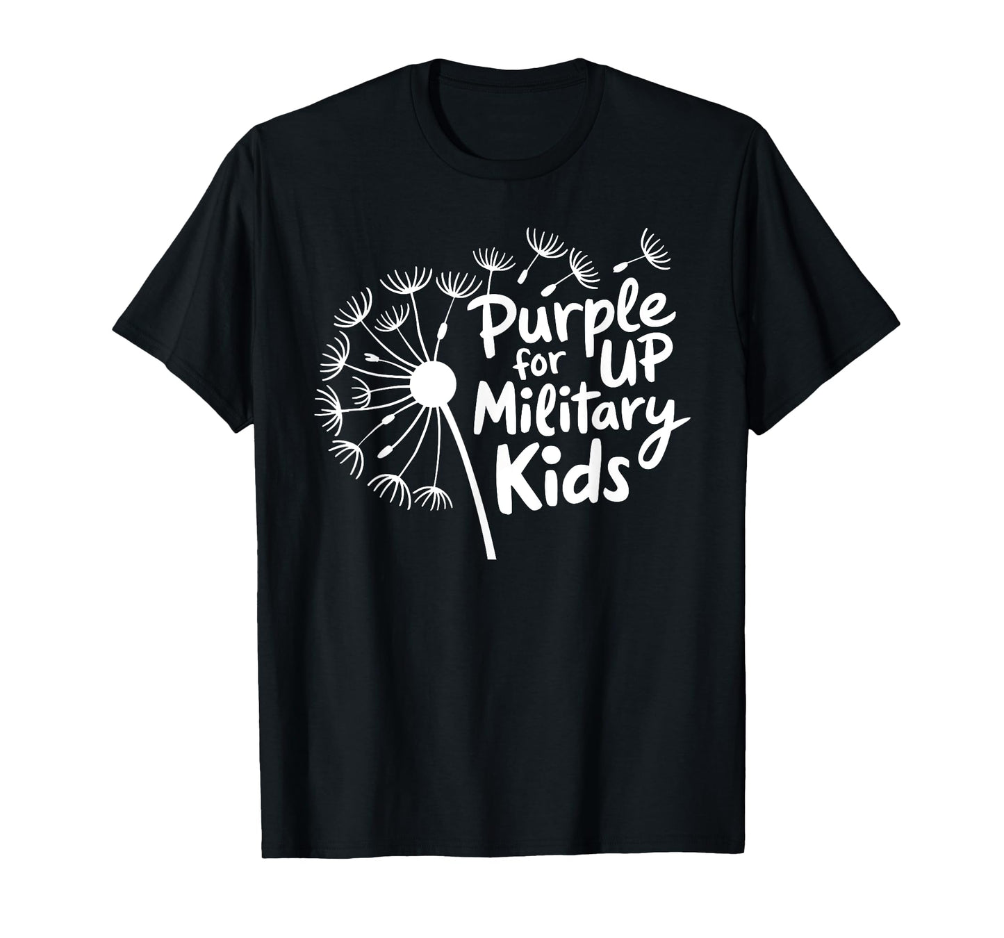 Purple Up for Military Kids Shirt Youth Toddler Women Tee T-Shirt