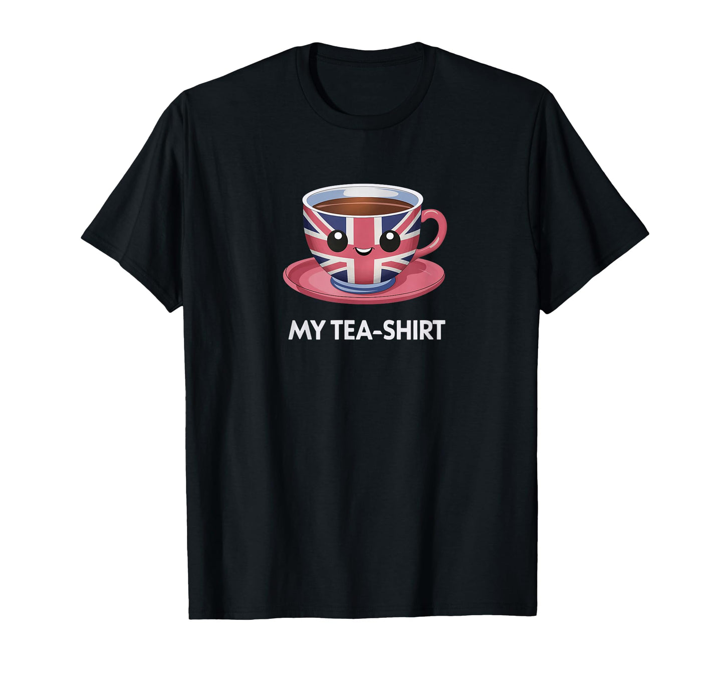Funny I Love English Tea Party UK Flag London Souvenir Tea T-Shirt