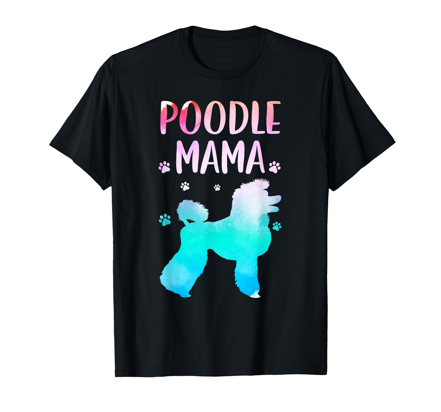 Standard Poodle Art for Women Girls Miniature Poodle Lover T-Shirt