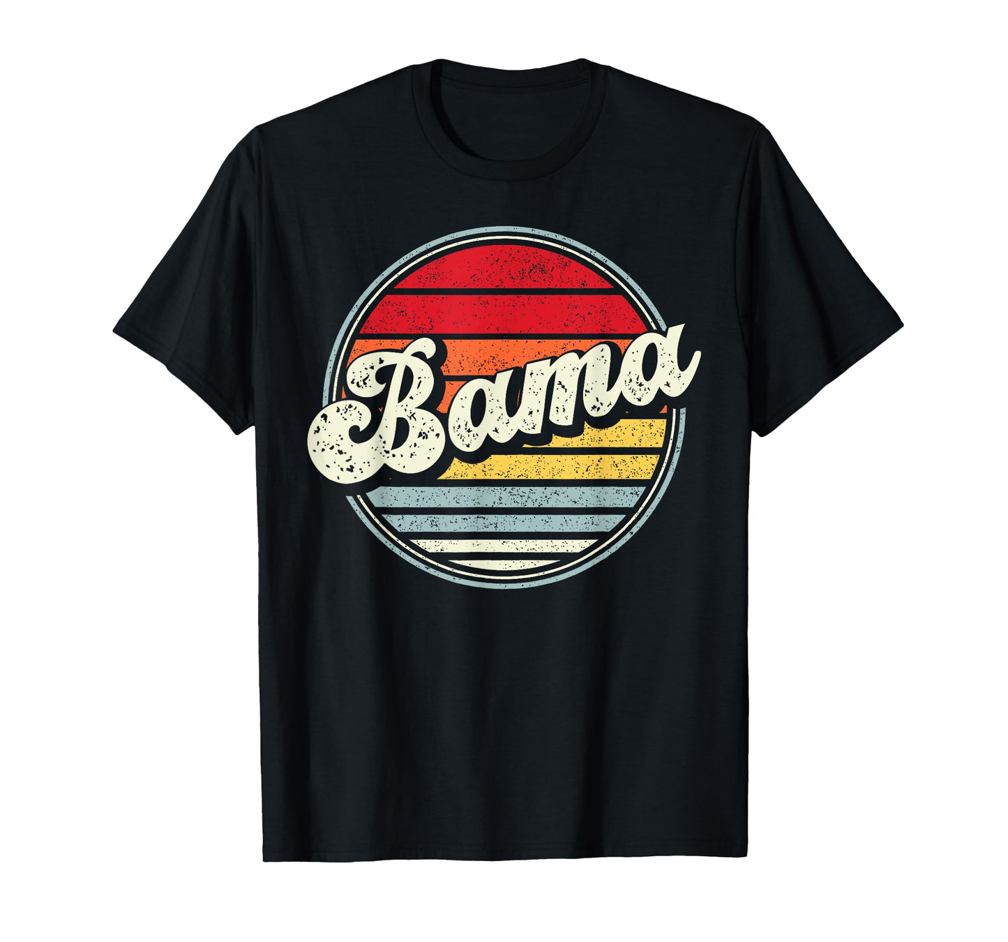 Retro Alabama Home State Cool 70s Style Sunset Men Women Kid T-Shirt