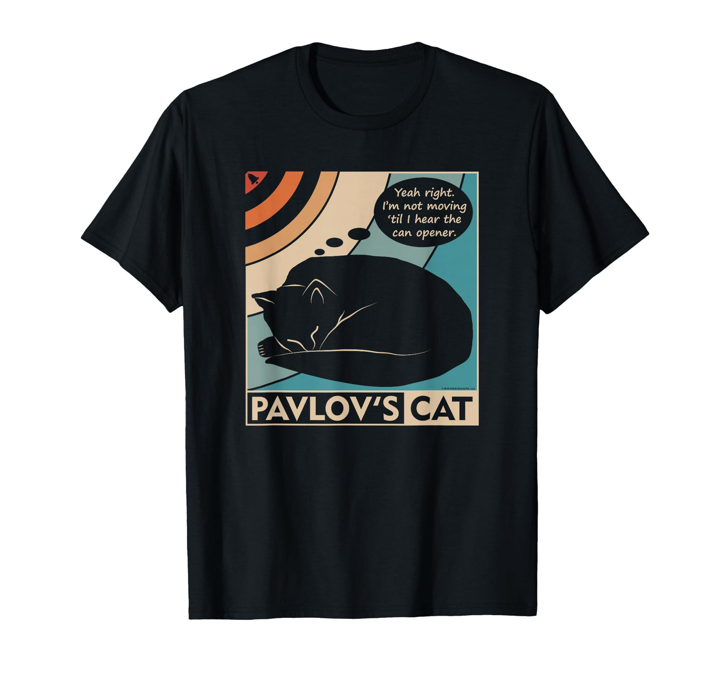 Pavlov's Cat Funny Psychology (clr) T-Shirt Small