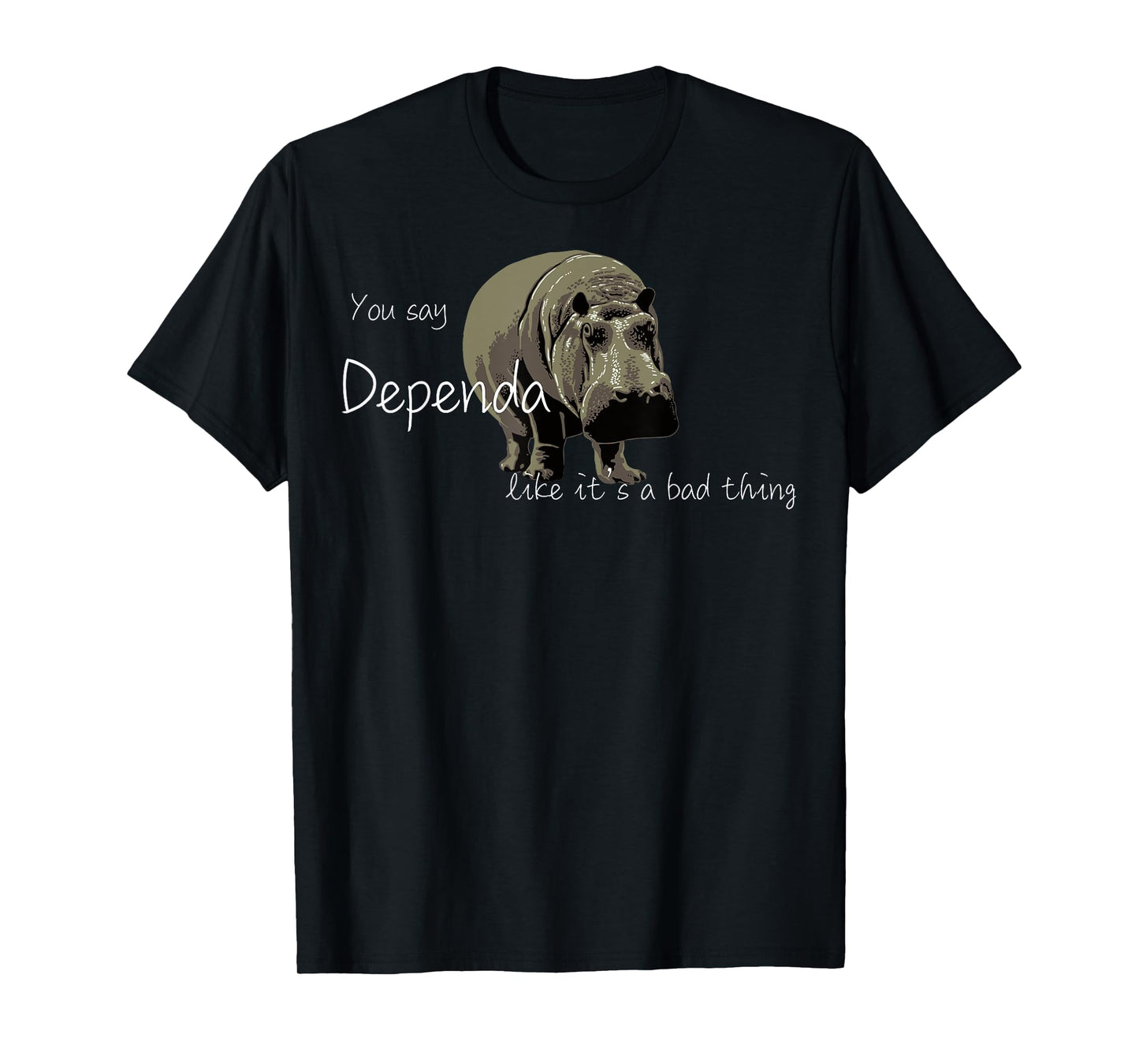 Hippo Pride Dependapotamus Love Yourself Dependa T-Shirt