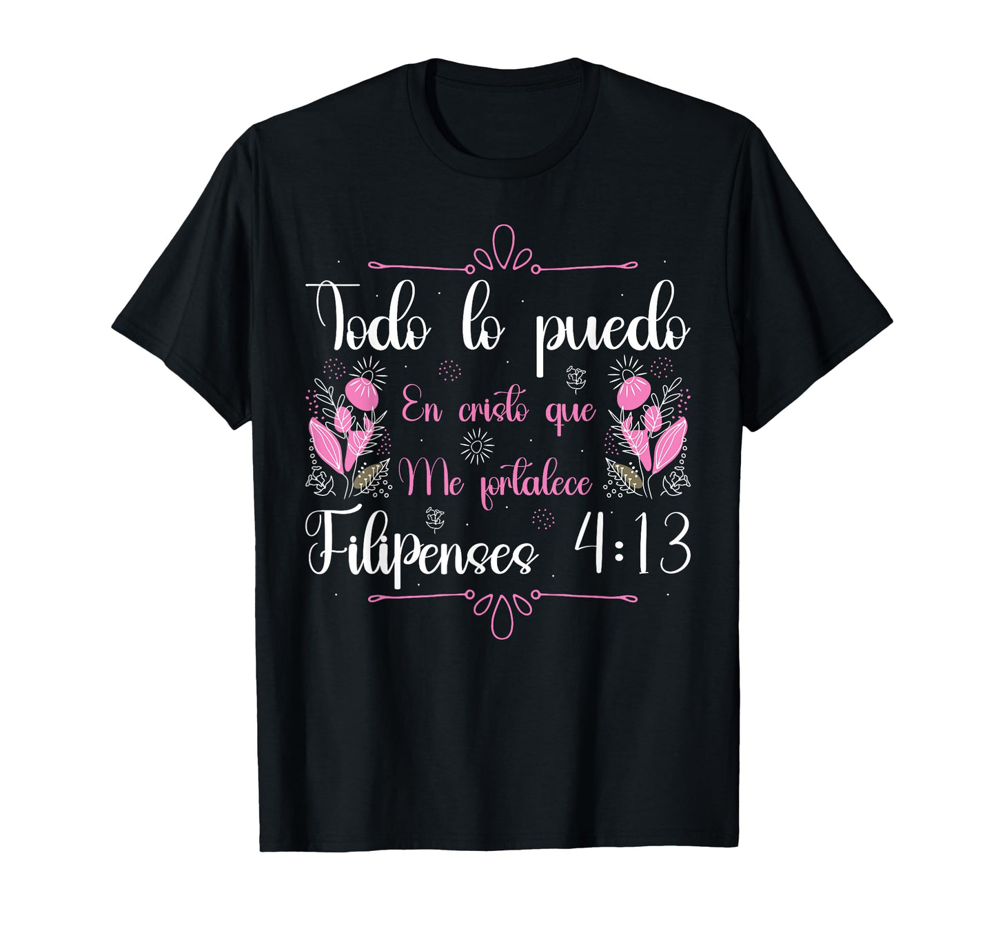 Christian Spanish Espanol Bilingual Christ Bible Verse T-Shirt