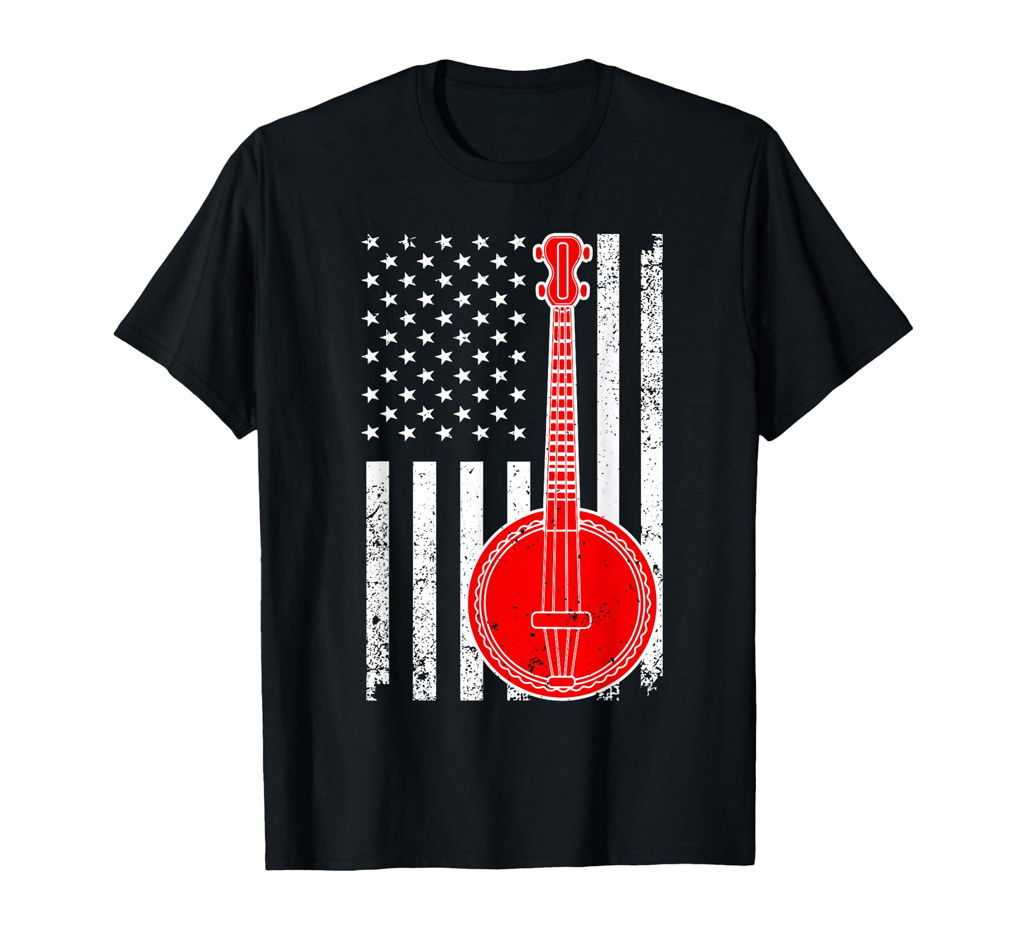 Cool Banjo Design For Men Women Kids Bluegrass Banjo Player T-Shirt