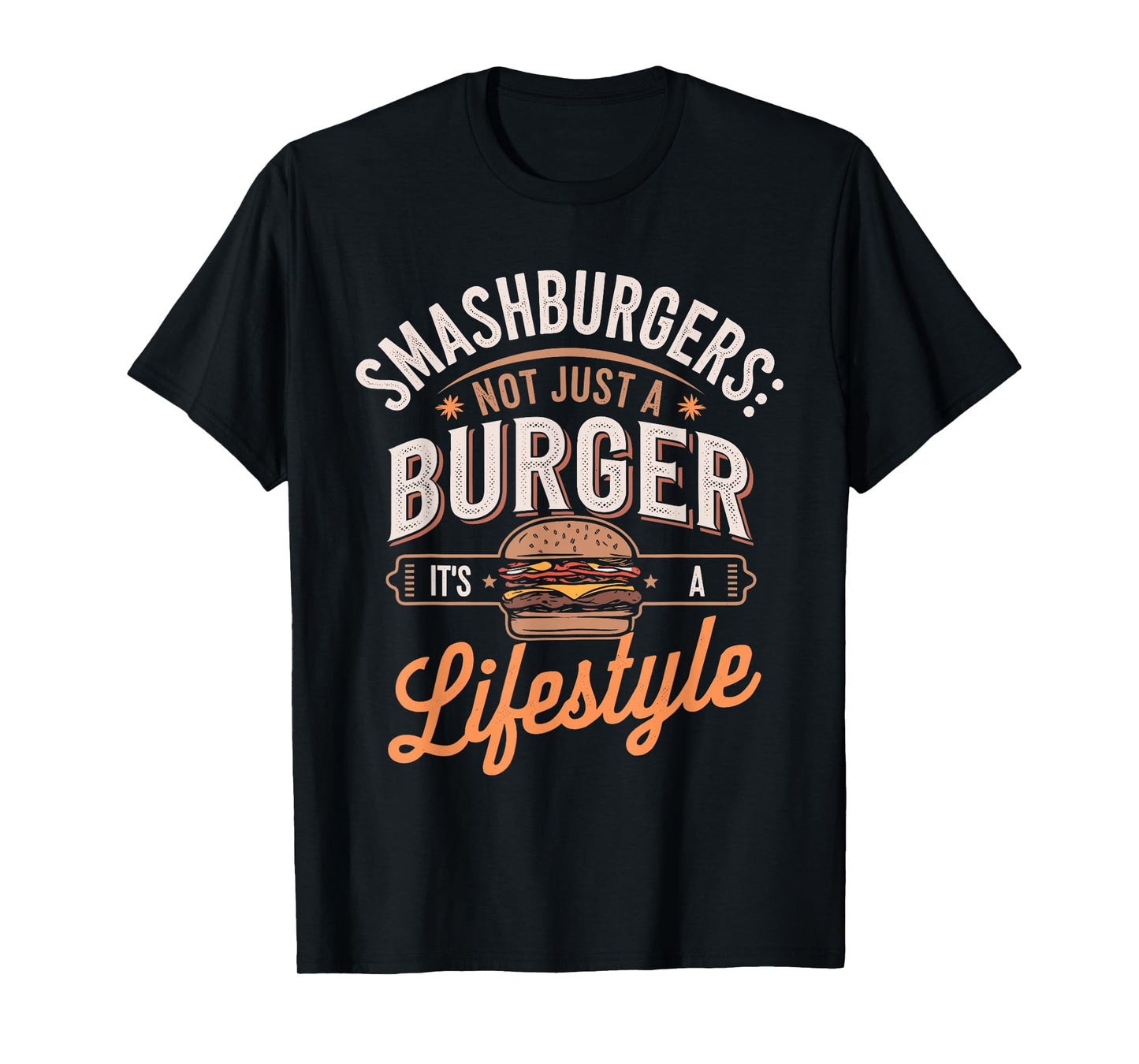 Smash Burger Lover Grilled Cheeseburger Flat Top Cooking T-Shirt