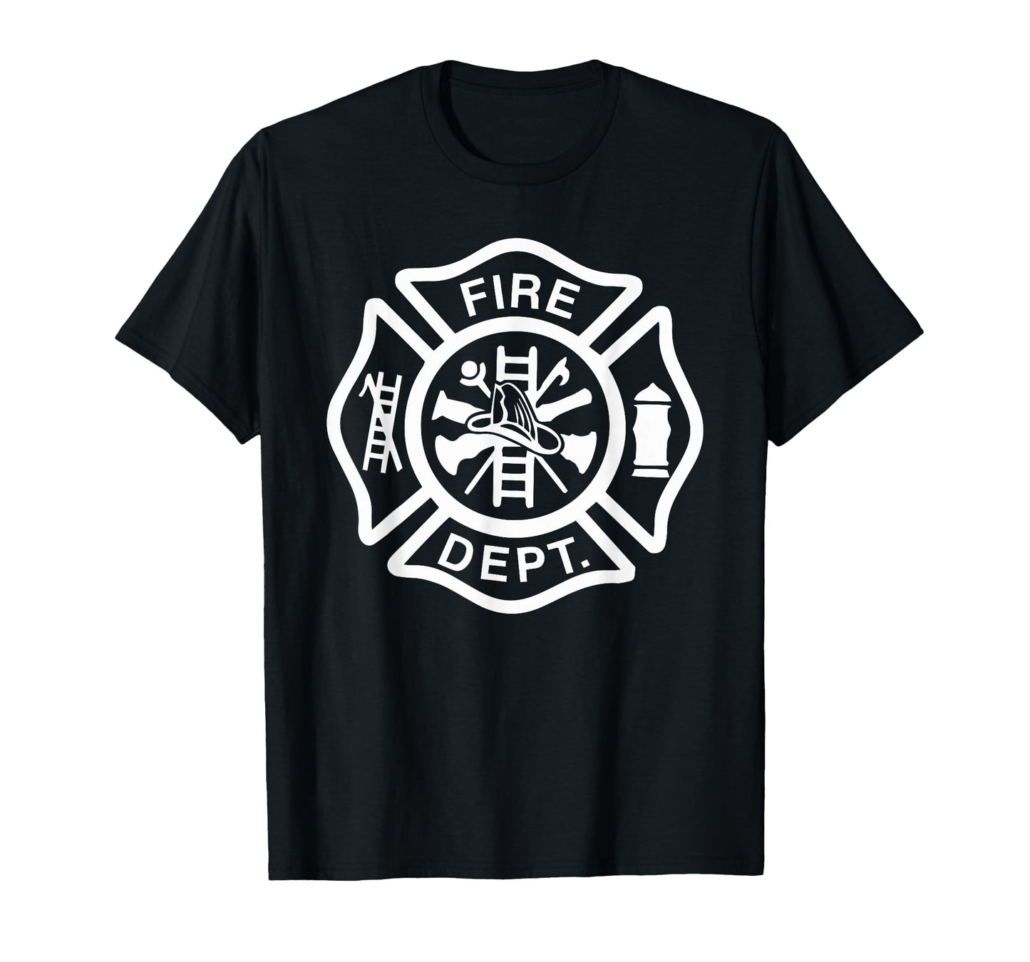 Fire Department Logo Uniform Fireman Symbol Firefighter Gear T-Shirt