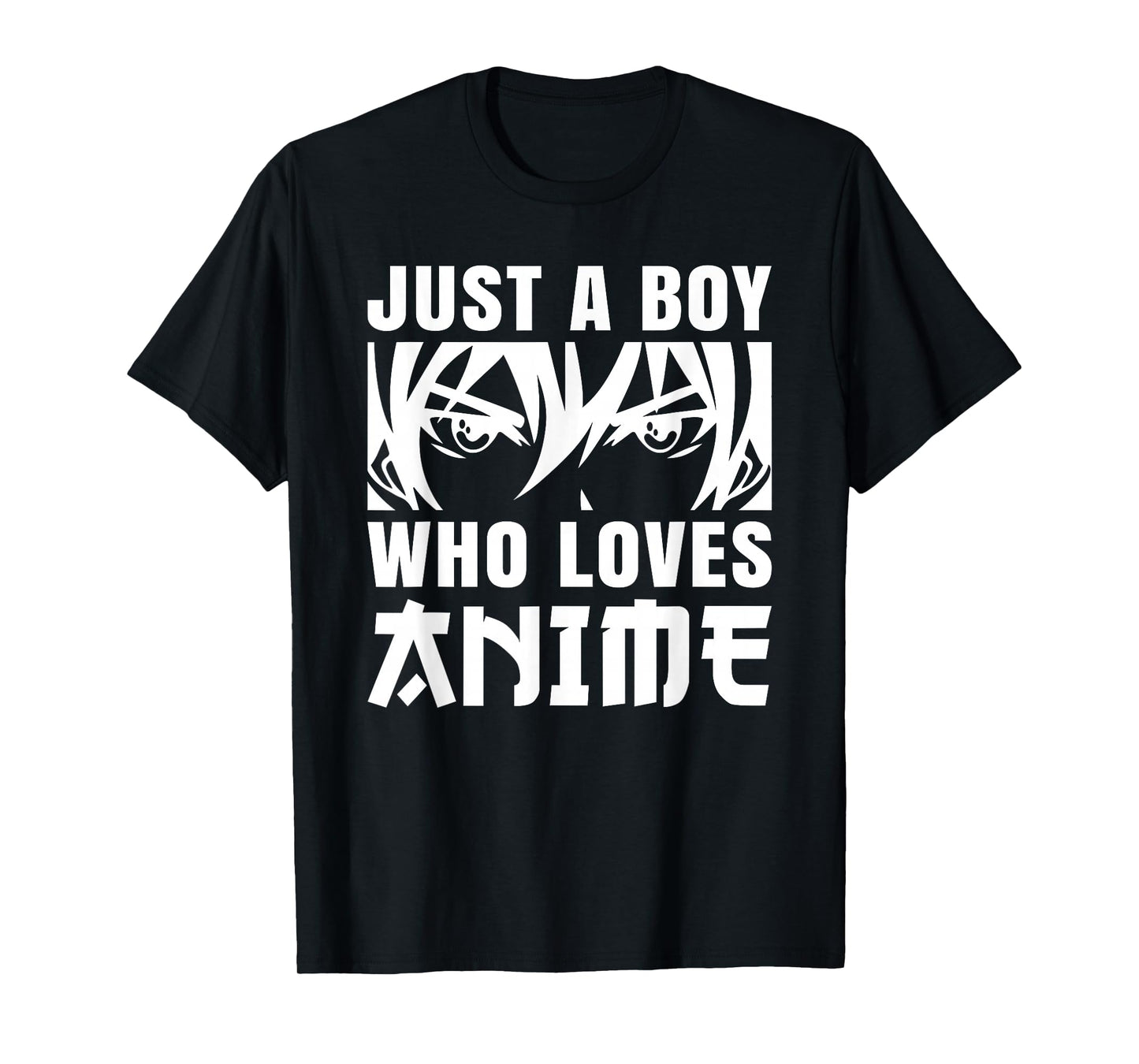 Just A Boy Who Loves Anime Otaku Manga Anime Men Boys Kids T-Shirt