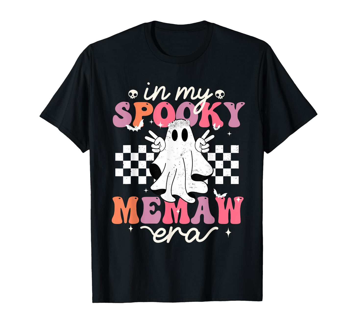 In My Spooky Memaw Era Halloween Groovy Witchy Spooky T-Shirt
