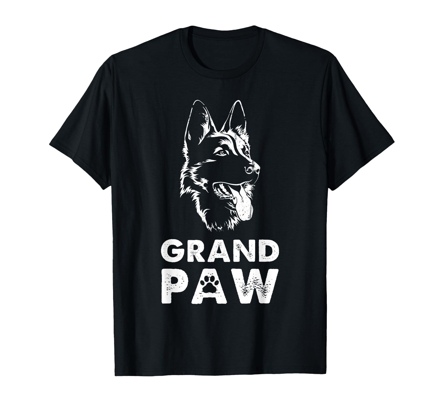 Grandpaw German Shepherd Grandpa GSD Dad T-Shirt