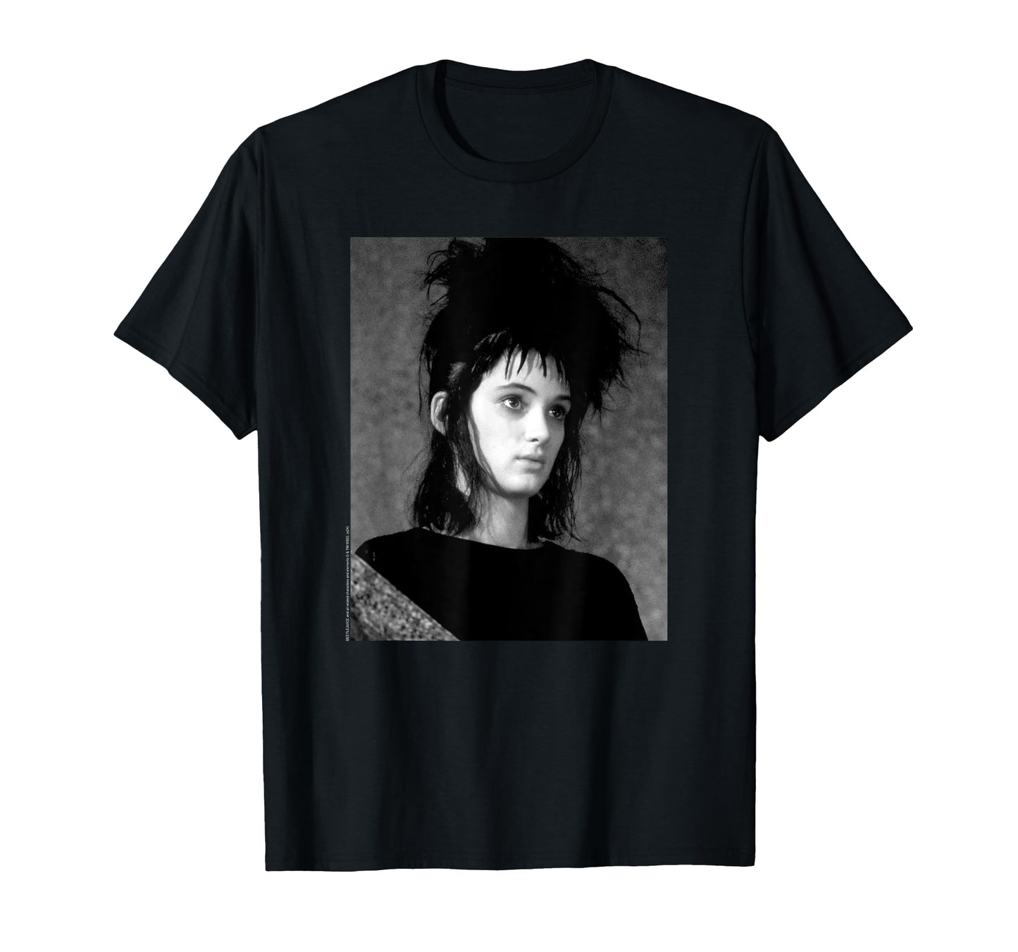 Beetlejuice Lydia Deetz Vintage Black and White Photo Movie T-Shirt