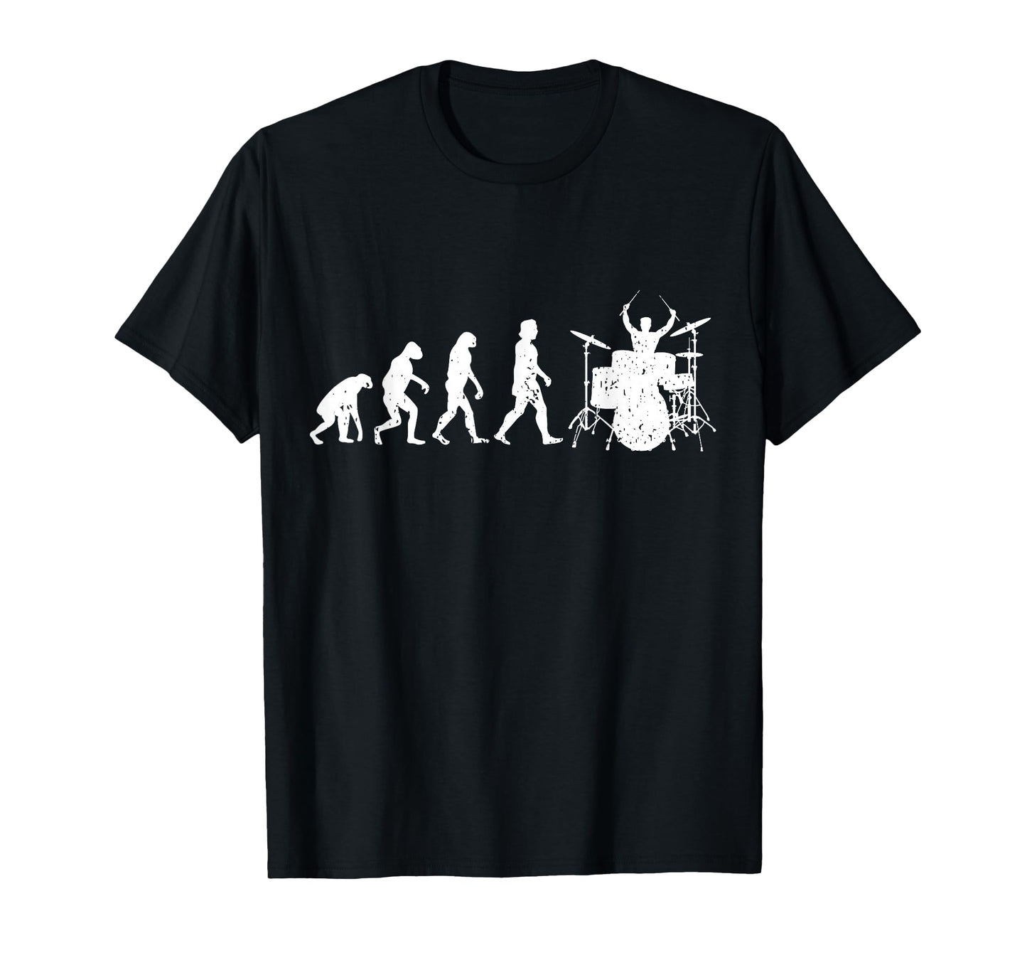 Drumming Evolution Funny Drummer T-Shirt