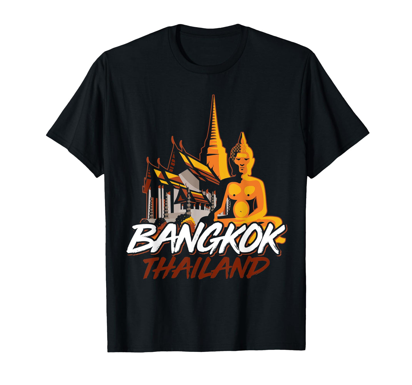 Proud Thai Flag Bangkok Travel Phuket Chiang Mai Thailand T-Shirt