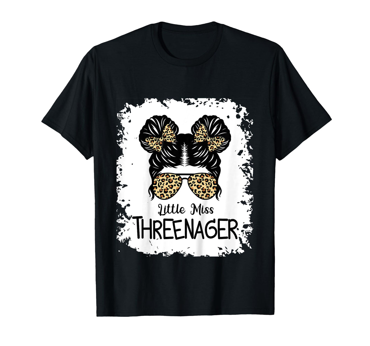 Little Miss Threenager Threenager Girl Birthday 3 Years T-Shirt