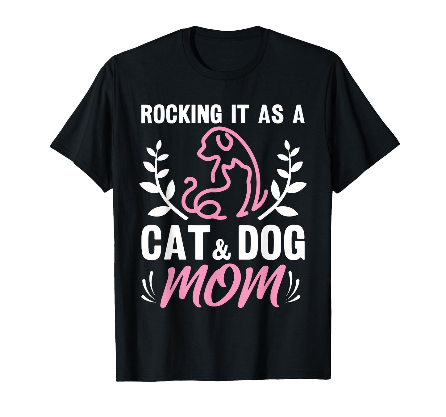 Cat and Dog Mom Fur Mama Mother's Day T-Shirt