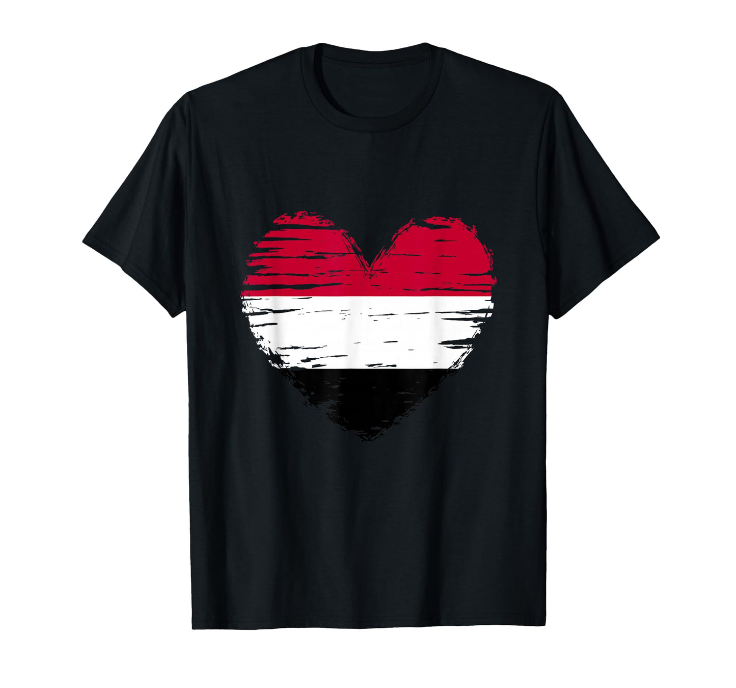 Yemen Heart Yemeni Flag Yemeni Pride T-Shirt