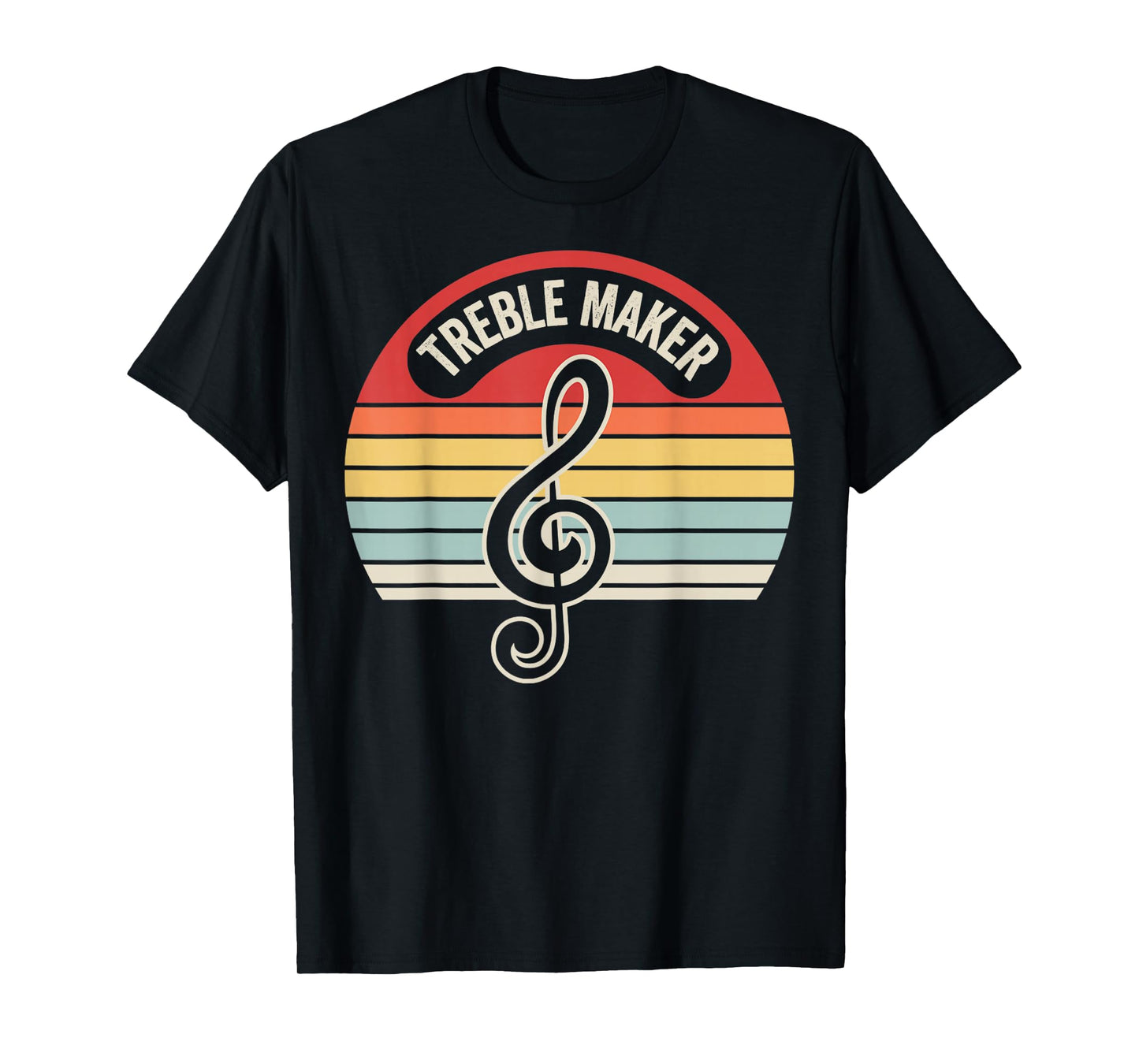 Treble Maker Vintage Music Design T-Shirt