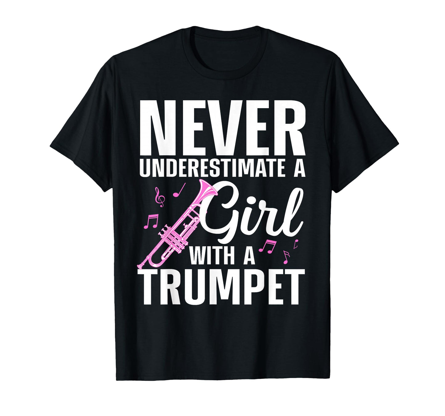 Cool Trumpet for Women Girls Marching Band Trumpet Player T-Shirt